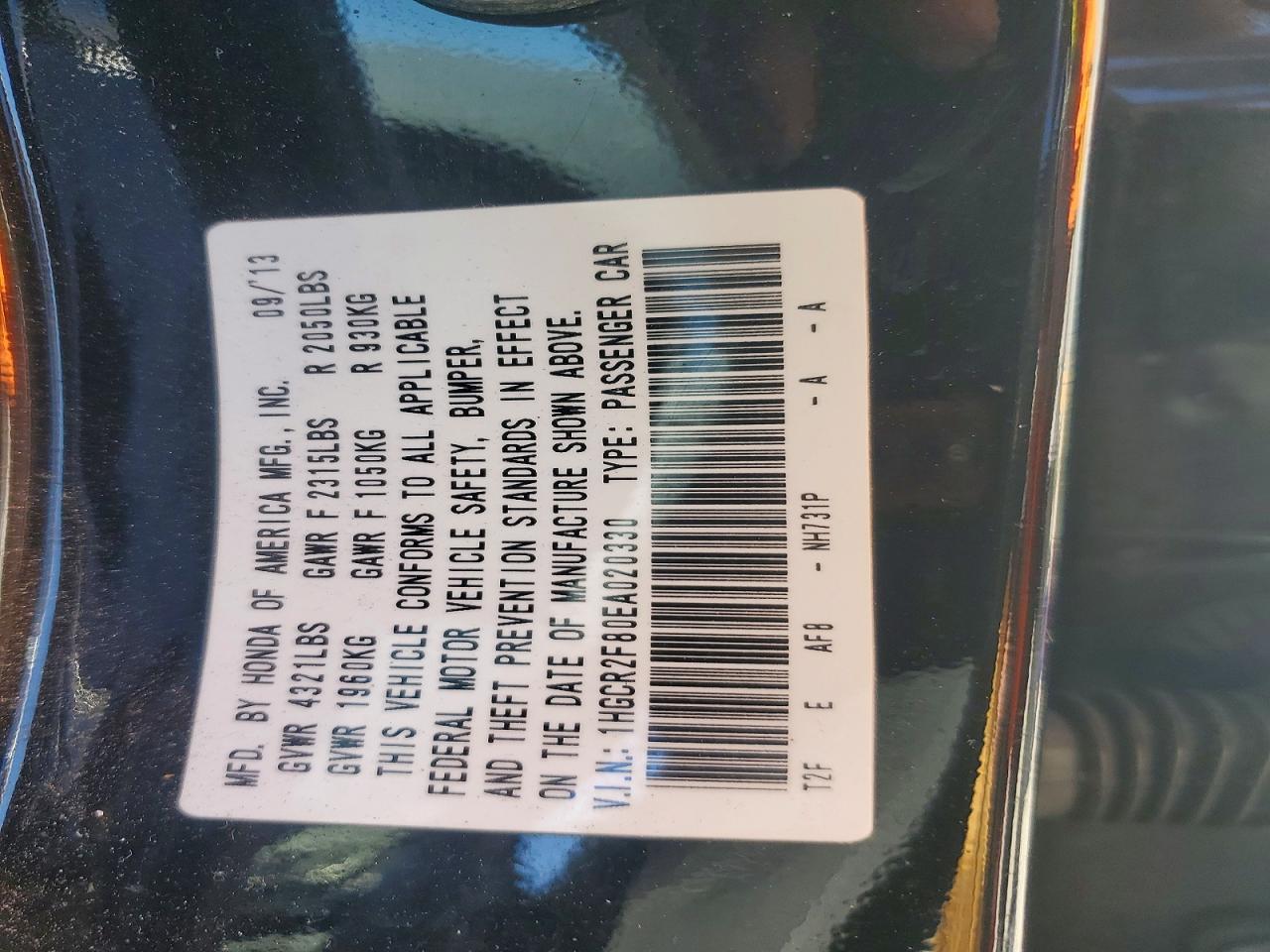 2014 Honda Accord Exl Black vin: 1HGCR2F80EA020330