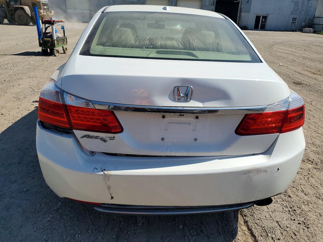 2014 Honda Accord Exl White vin: 1HGCR2F80EA023244
