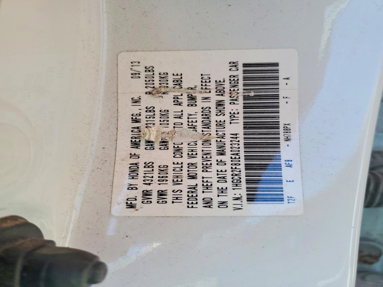 2014 Honda Accord Exl White vin: 1HGCR2F80EA023244