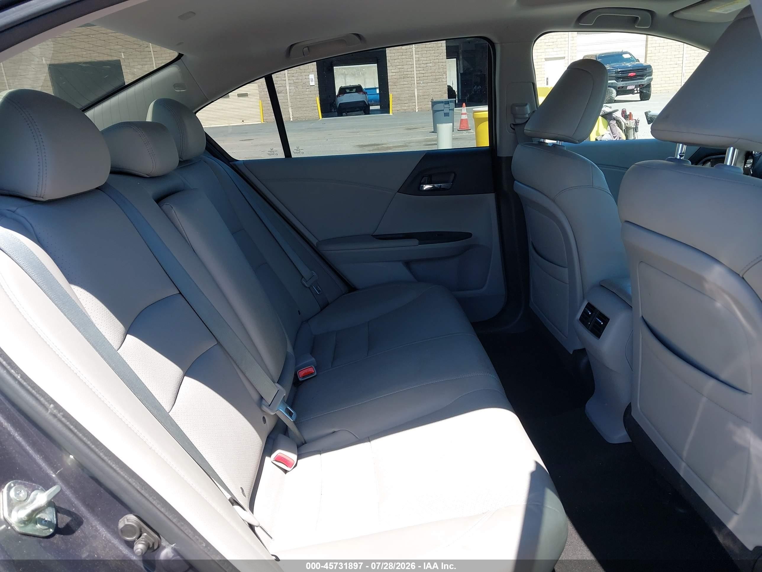 2014 Honda Accord Ex-l Gray vin: 1HGCR2F80EA030811