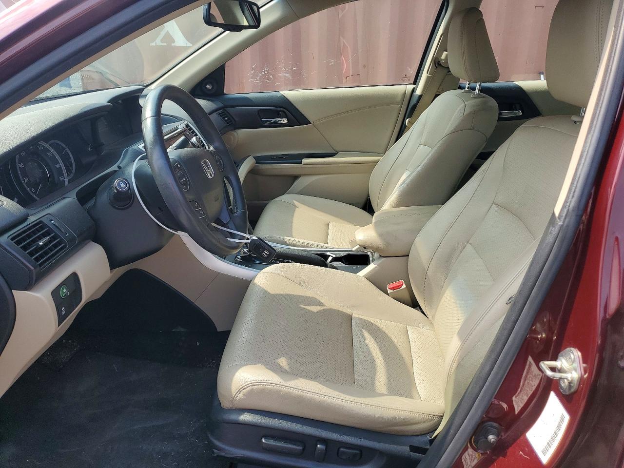 2014 Honda Accord Exl Red vin: 1HGCR2F80EA056776