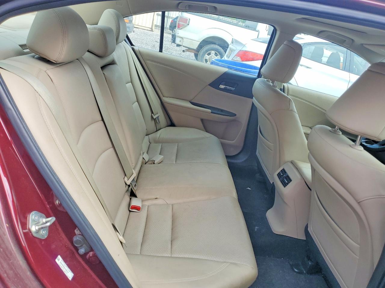 2014 Honda Accord Exl Red vin: 1HGCR2F80EA056776