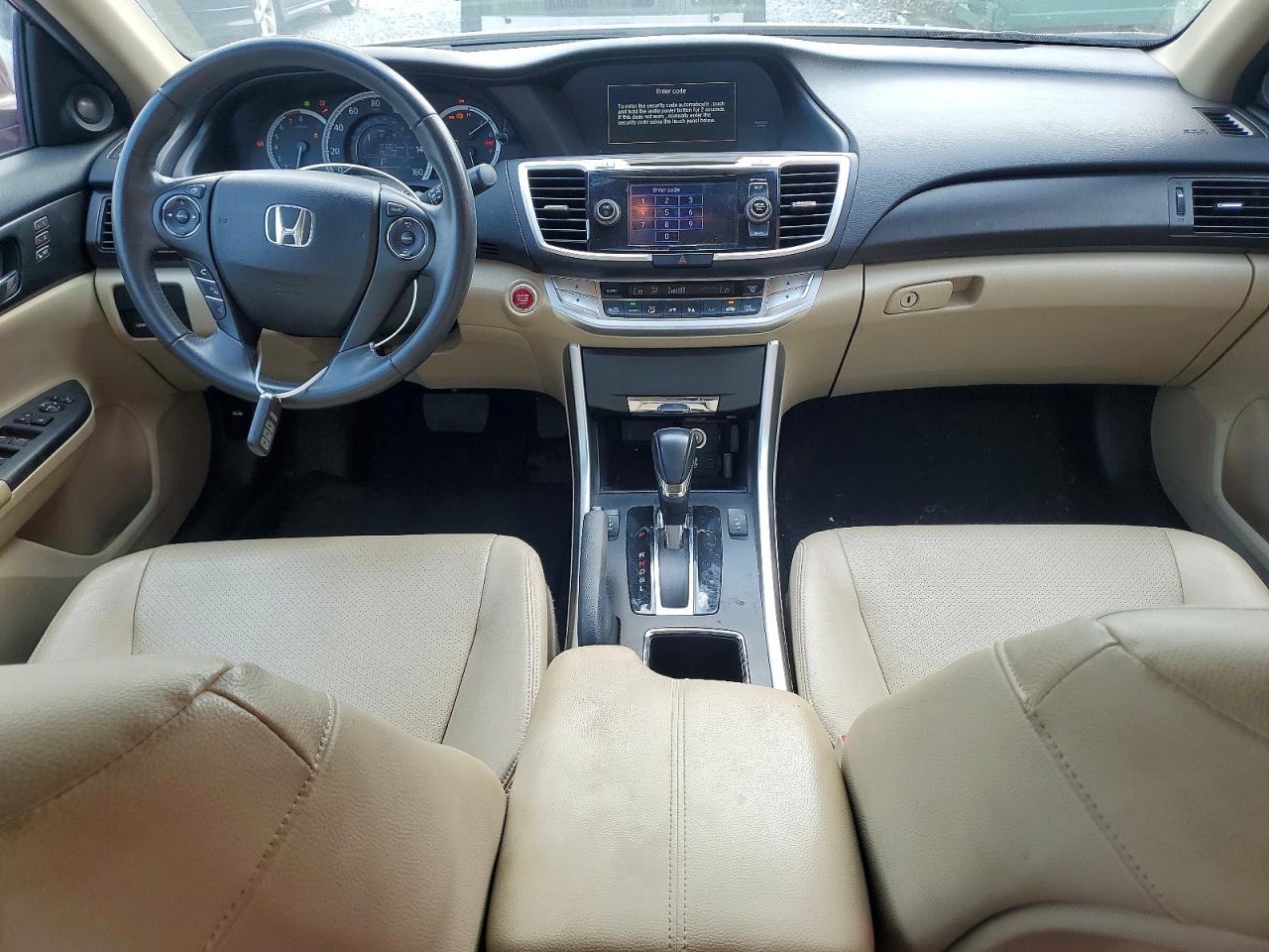 2014 Honda Accord Exl Red vin: 1HGCR2F80EA056776