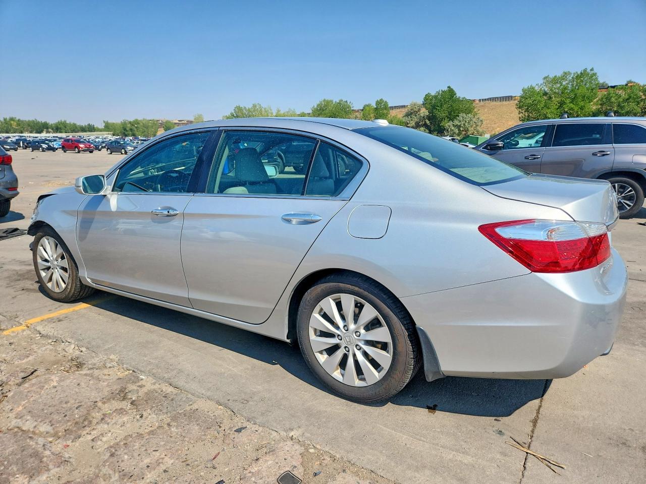2014 Honda Accord Exl Silver vin: 1HGCR2F80EA063341
