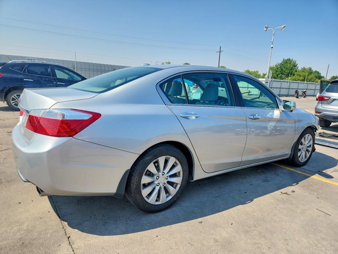 2014 Honda Accord Exl Silver vin: 1HGCR2F80EA063341