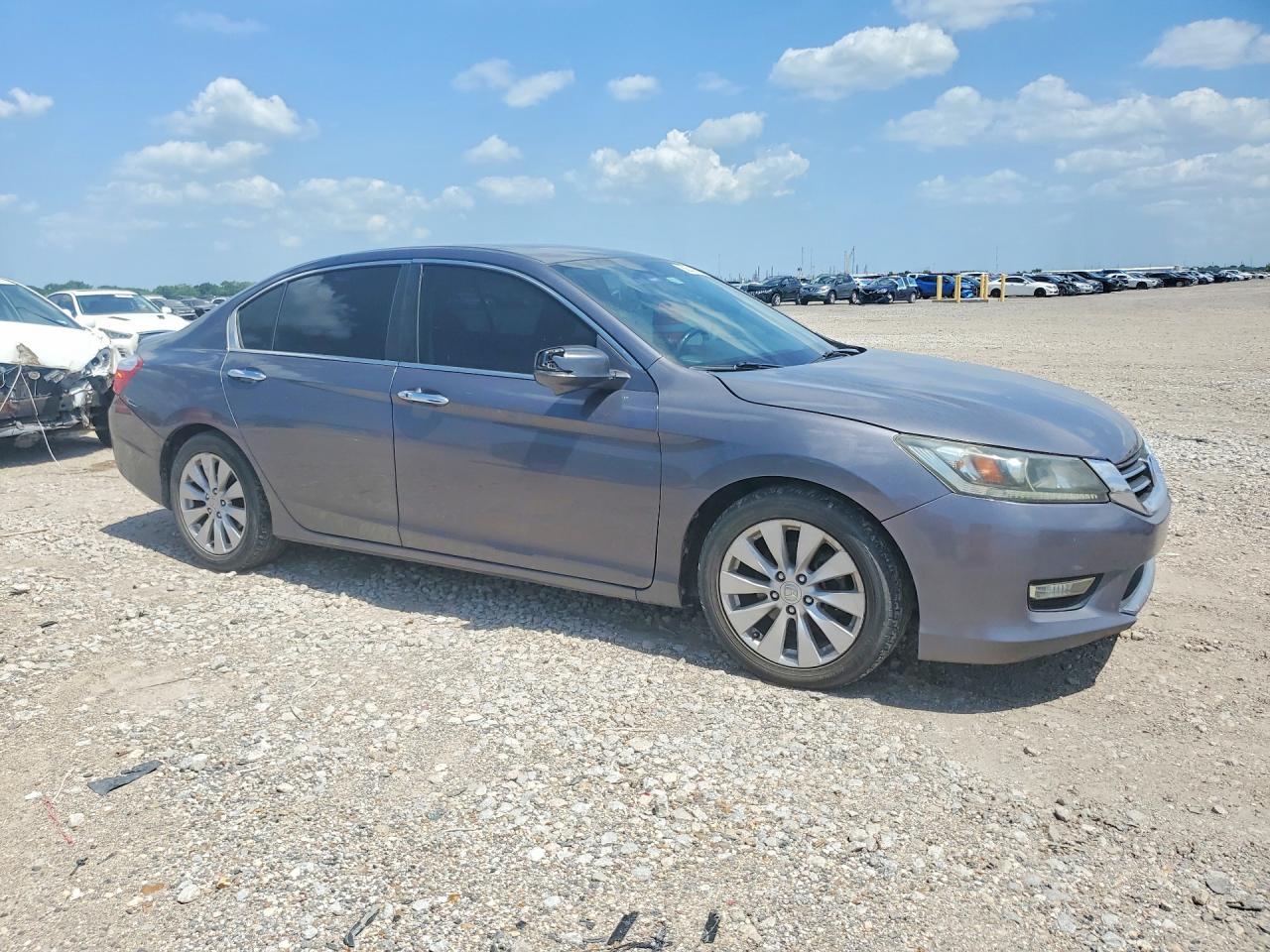 2014 Honda Accord Exl Gray vin: 1HGCR2F80EA070936