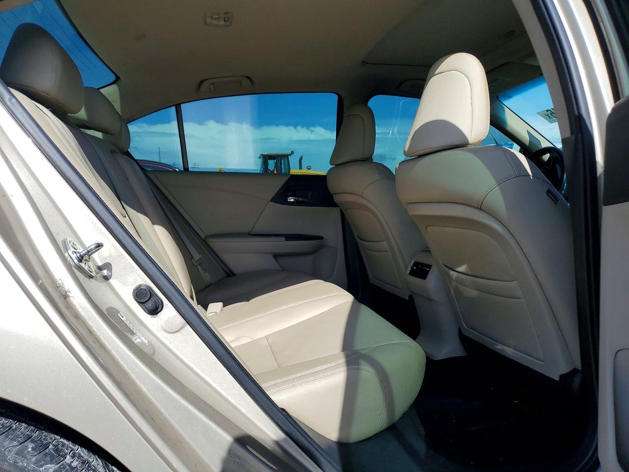 2014 Honda Accord Exl Tan vin: 1HGCR2F80EA071309