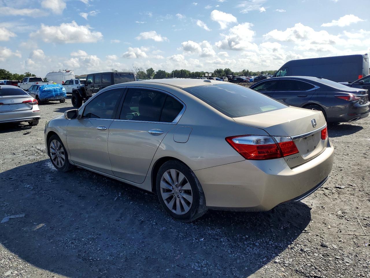 2014 Honda Accord Exl Tan vin: 1HGCR2F80EA071309
