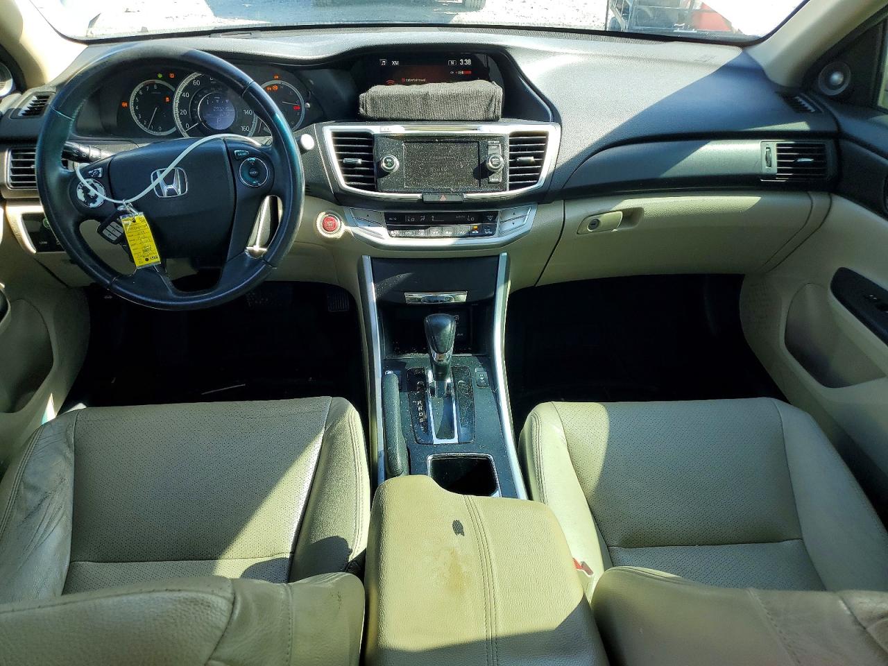 2014 Honda Accord Exl Tan vin: 1HGCR2F80EA071309