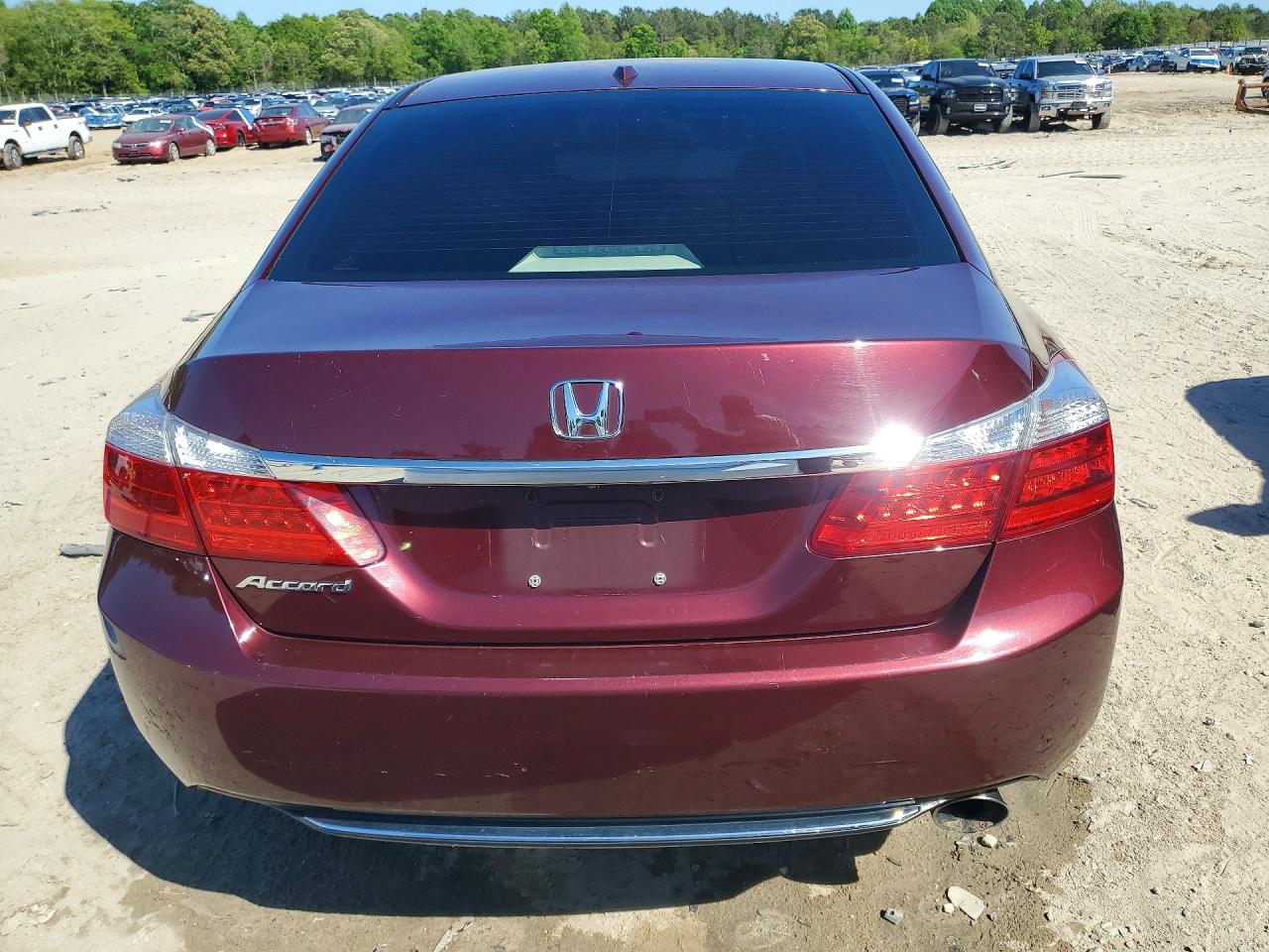 2014 Honda Accord Exl Burgundy vin: 1HGCR2F80EA109833