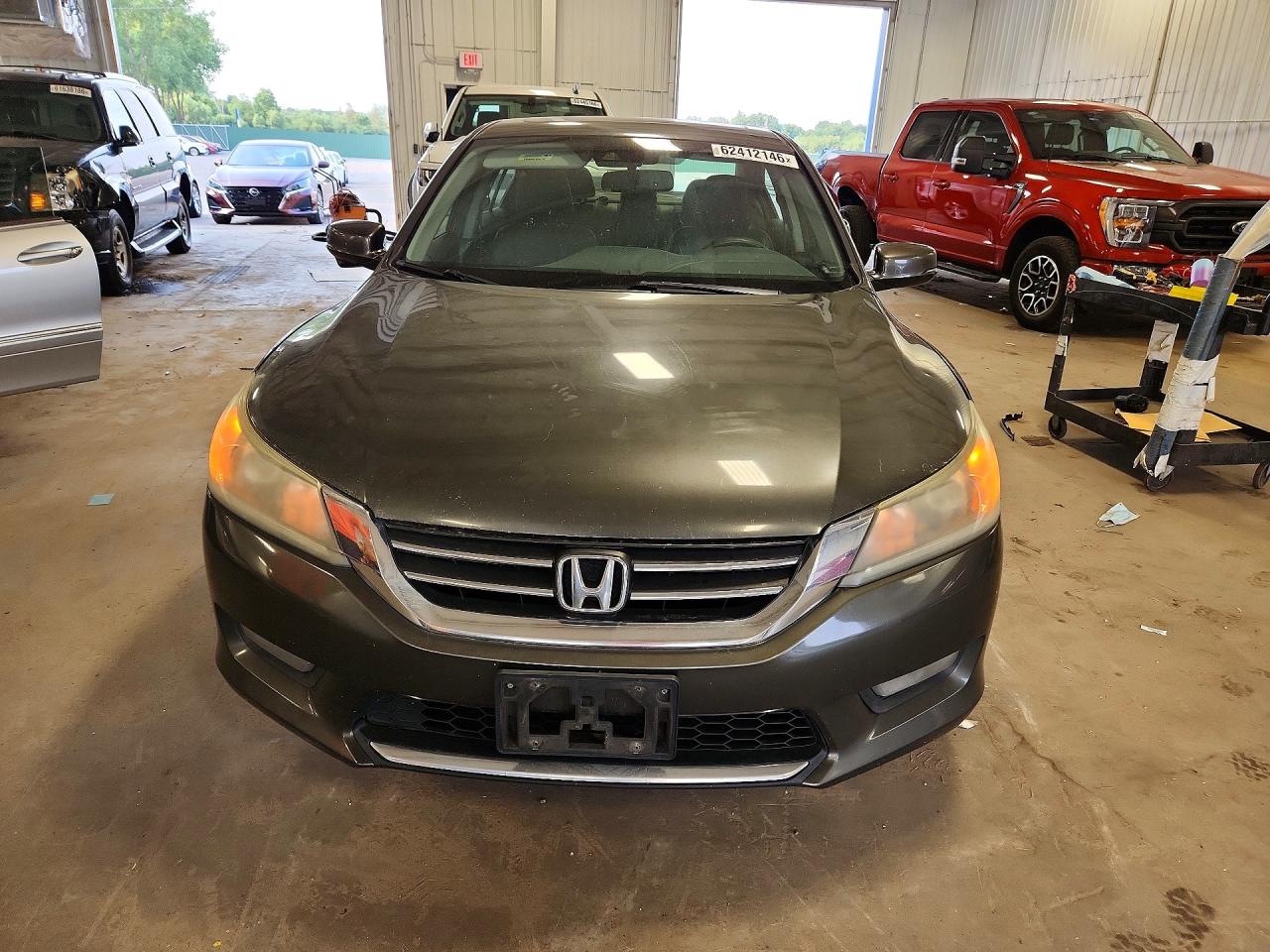2014 Honda Accord Exl Gray vin: 1HGCR2F80EA135333