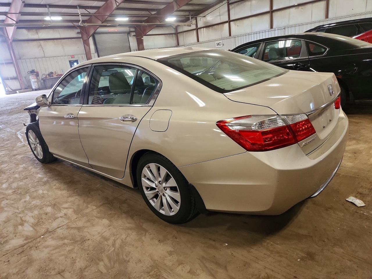 2014 Honda Accord Exl Tan vin: 1HGCR2F80EA148681