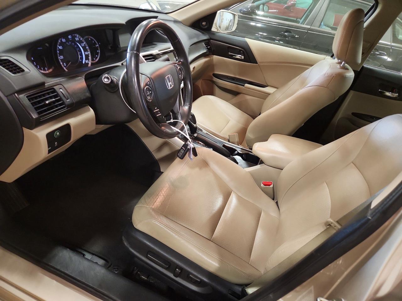 2014 Honda Accord Exl Tan vin: 1HGCR2F80EA148681