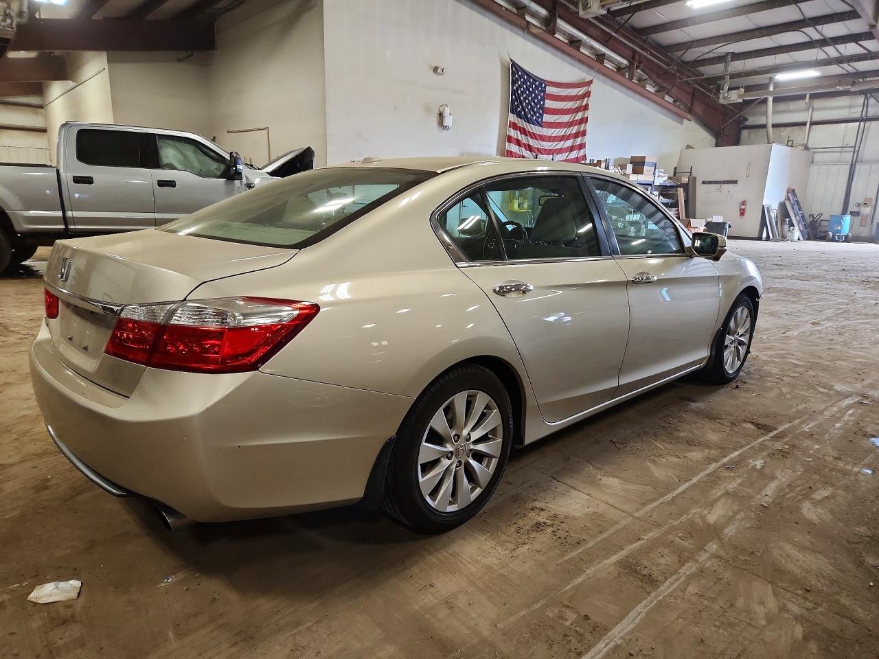 2014 Honda Accord Exl Tan vin: 1HGCR2F80EA148681