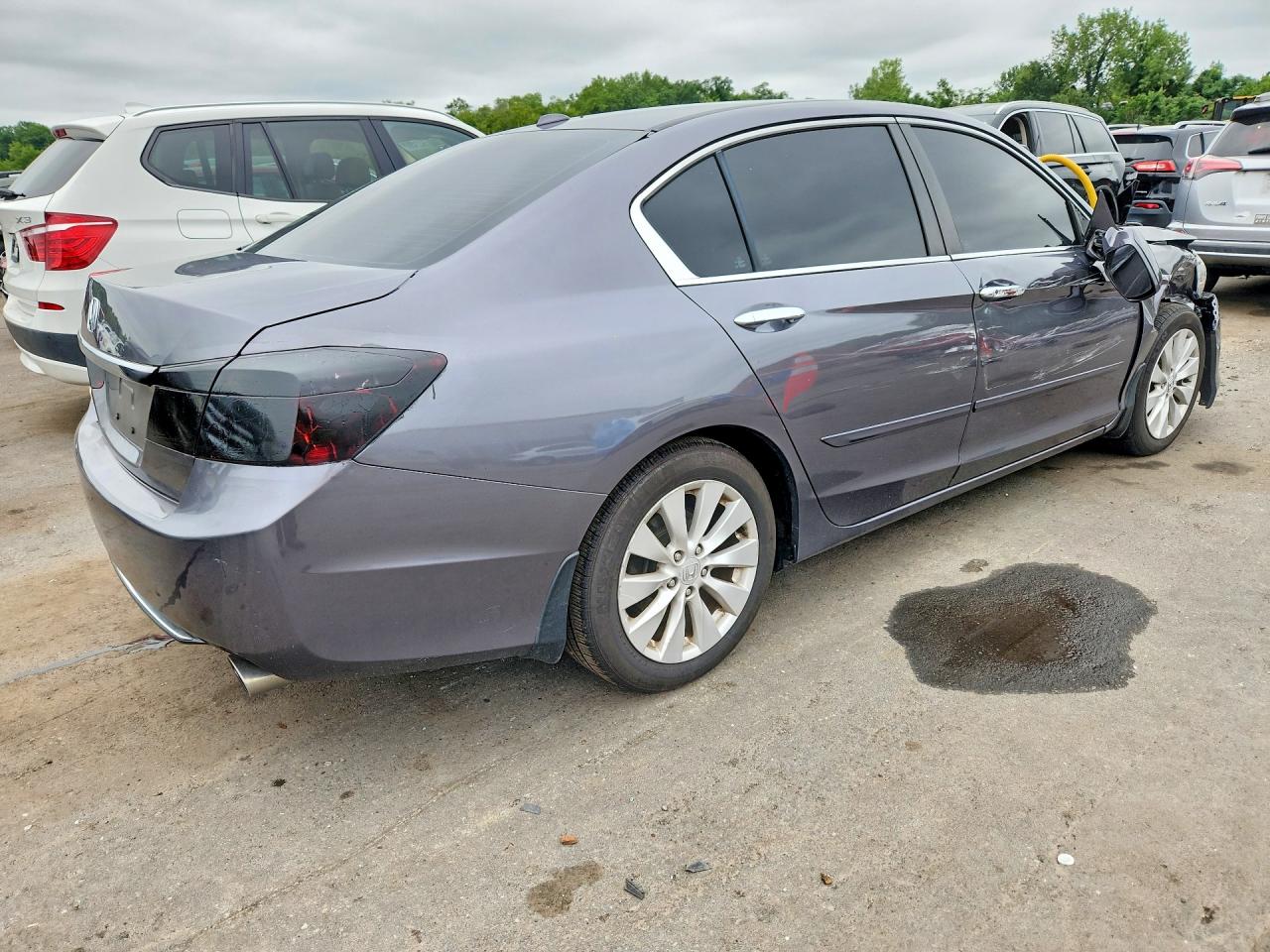 2014 Honda Accord Exl Gray vin: 1HGCR2F80EA189344