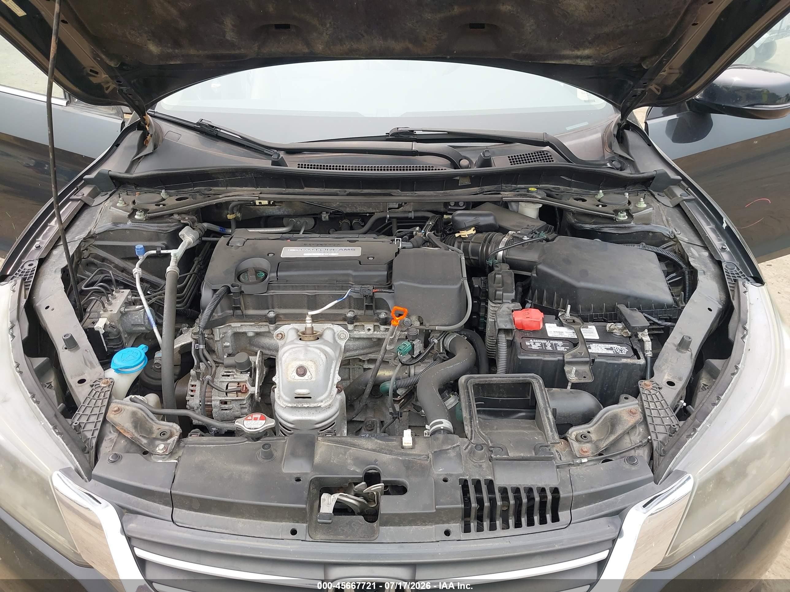 2014 Honda Accord Ex-l Black vin: 1HGCR2F80EA194835