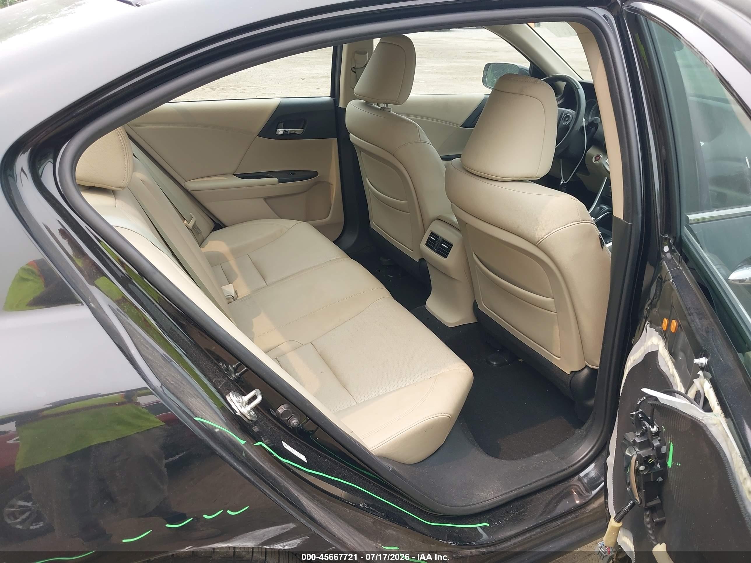 2014 Honda Accord Ex-l Black vin: 1HGCR2F80EA194835