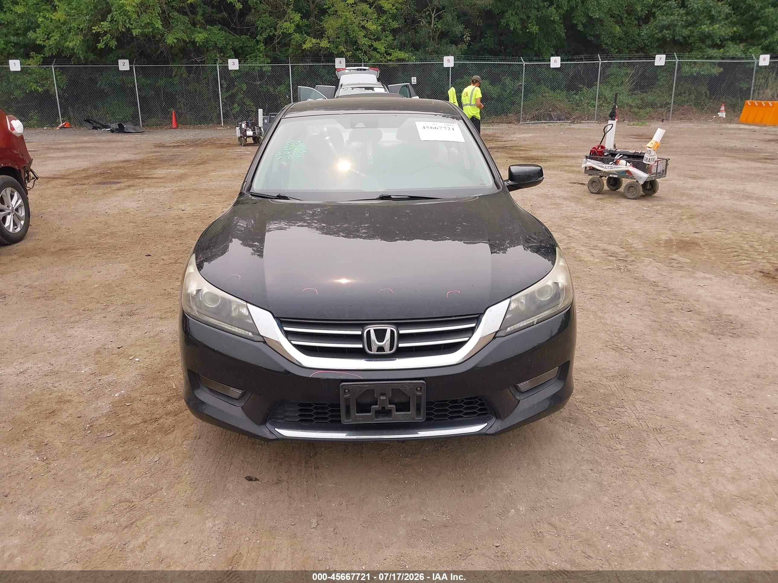 2014 Honda Accord Ex-l Black vin: 1HGCR2F80EA194835