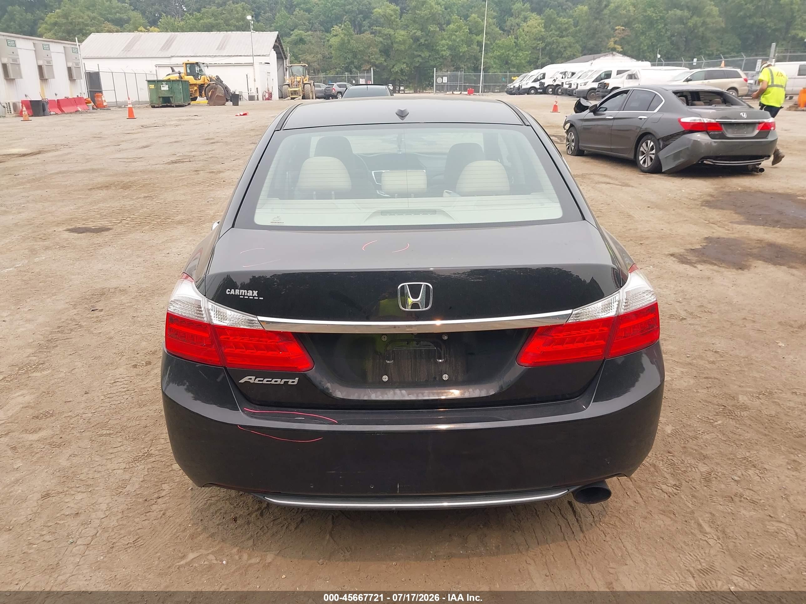 2014 Honda Accord Ex-l Black vin: 1HGCR2F80EA194835