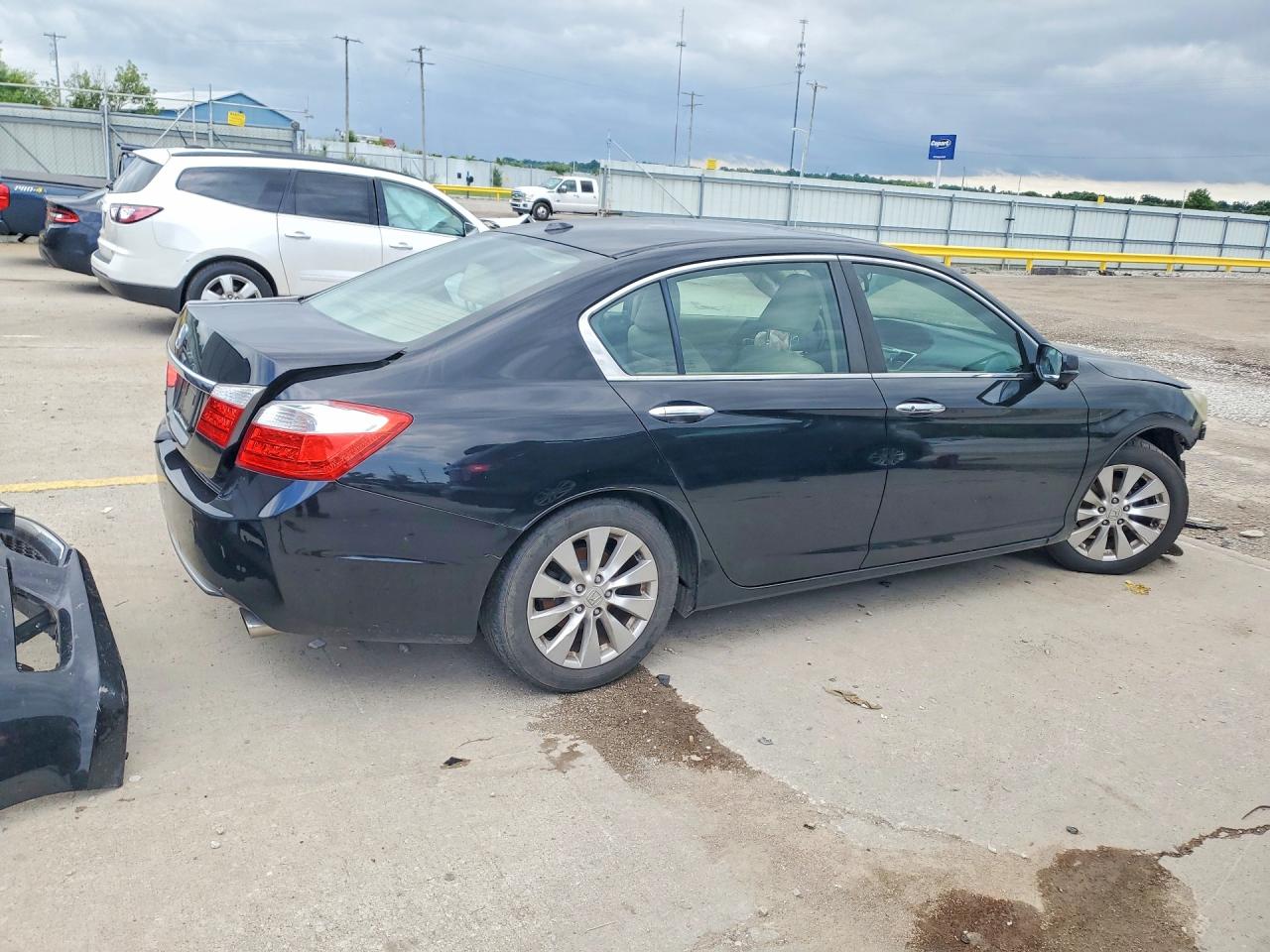 2014 Honda Accord Exl Black vin: 1HGCR2F80EA209205