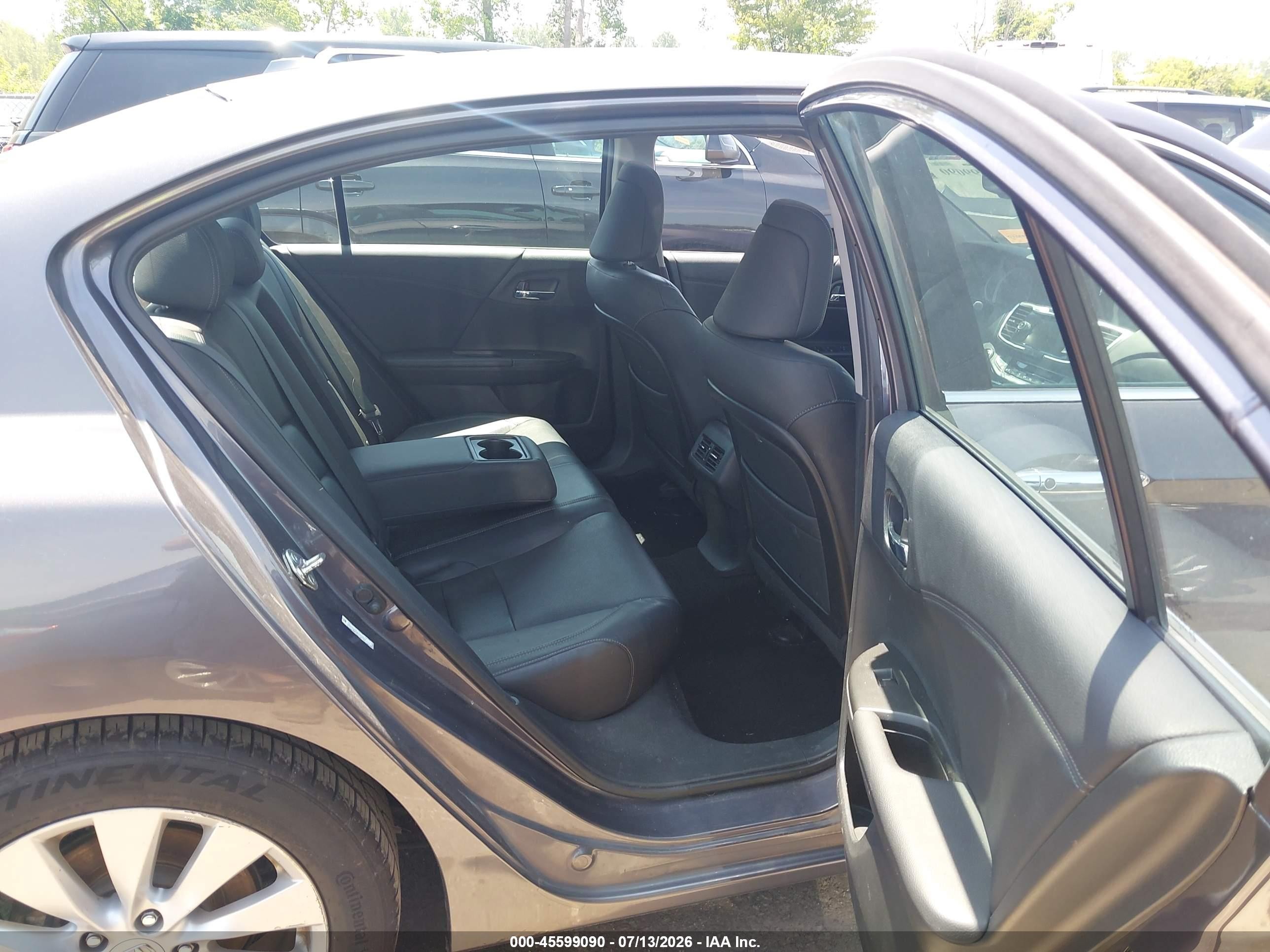 2014 Honda Accord Ex-l Серый vin: 1HGCR2F80EA209544