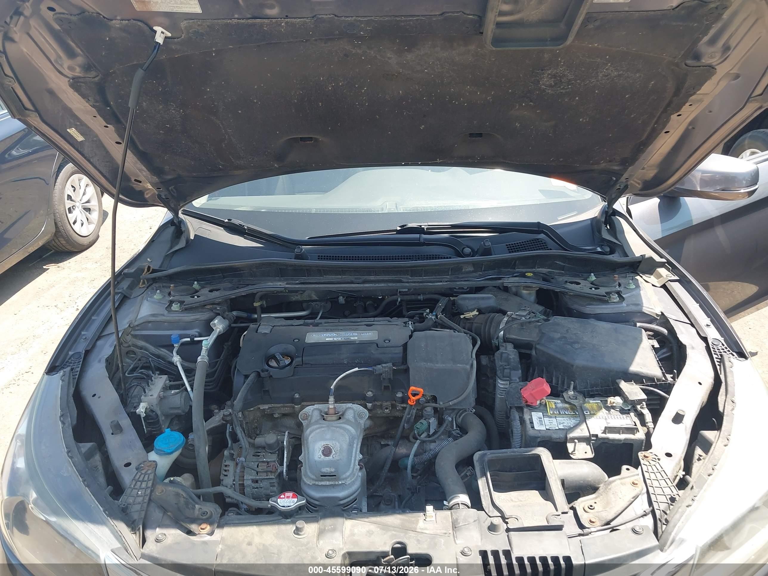 2014 Honda Accord Ex-l Серый vin: 1HGCR2F80EA209544