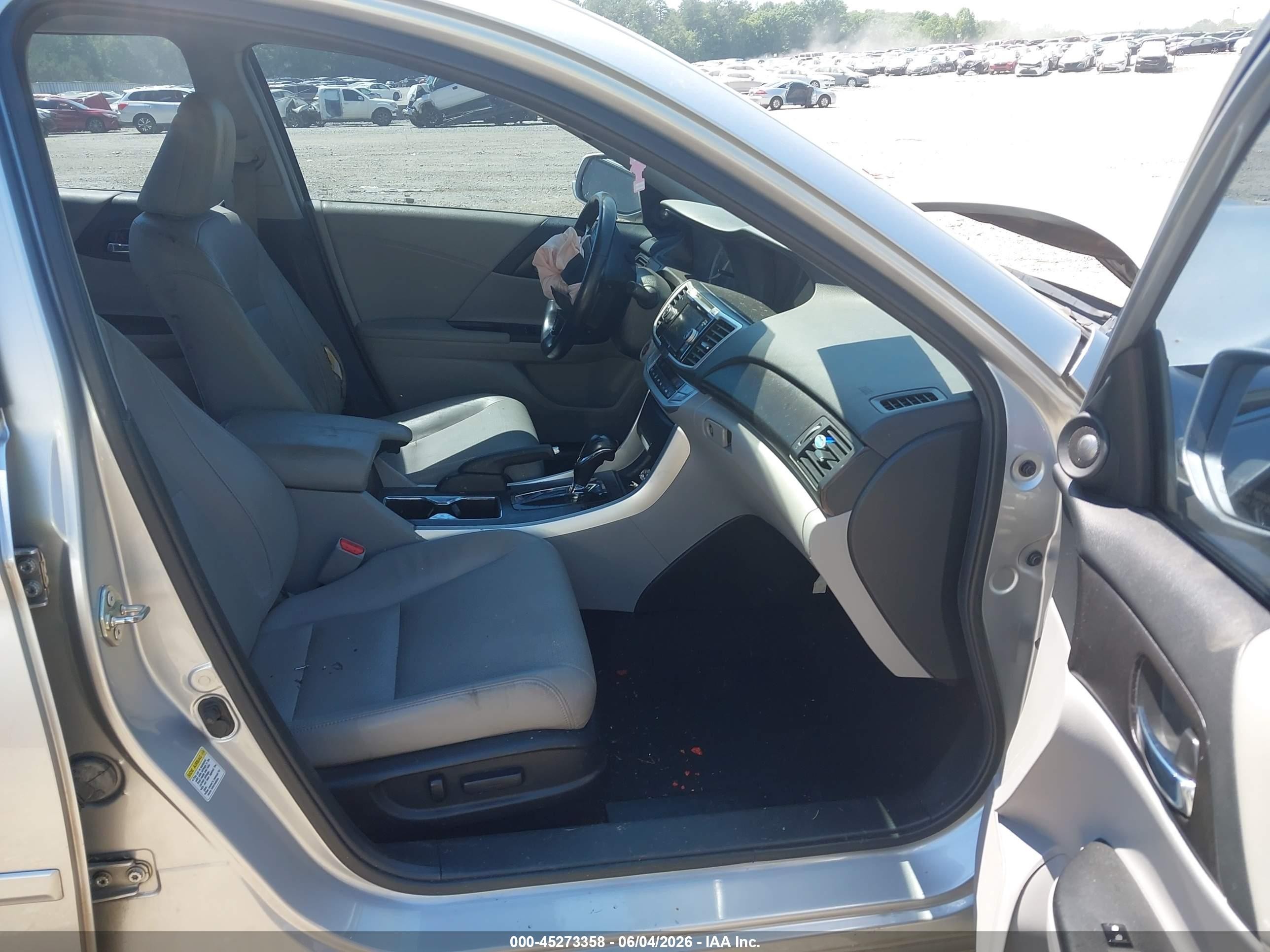 2014 Honda Accord Ex-l Серебряный vin: 1HGCR2F80EA210841