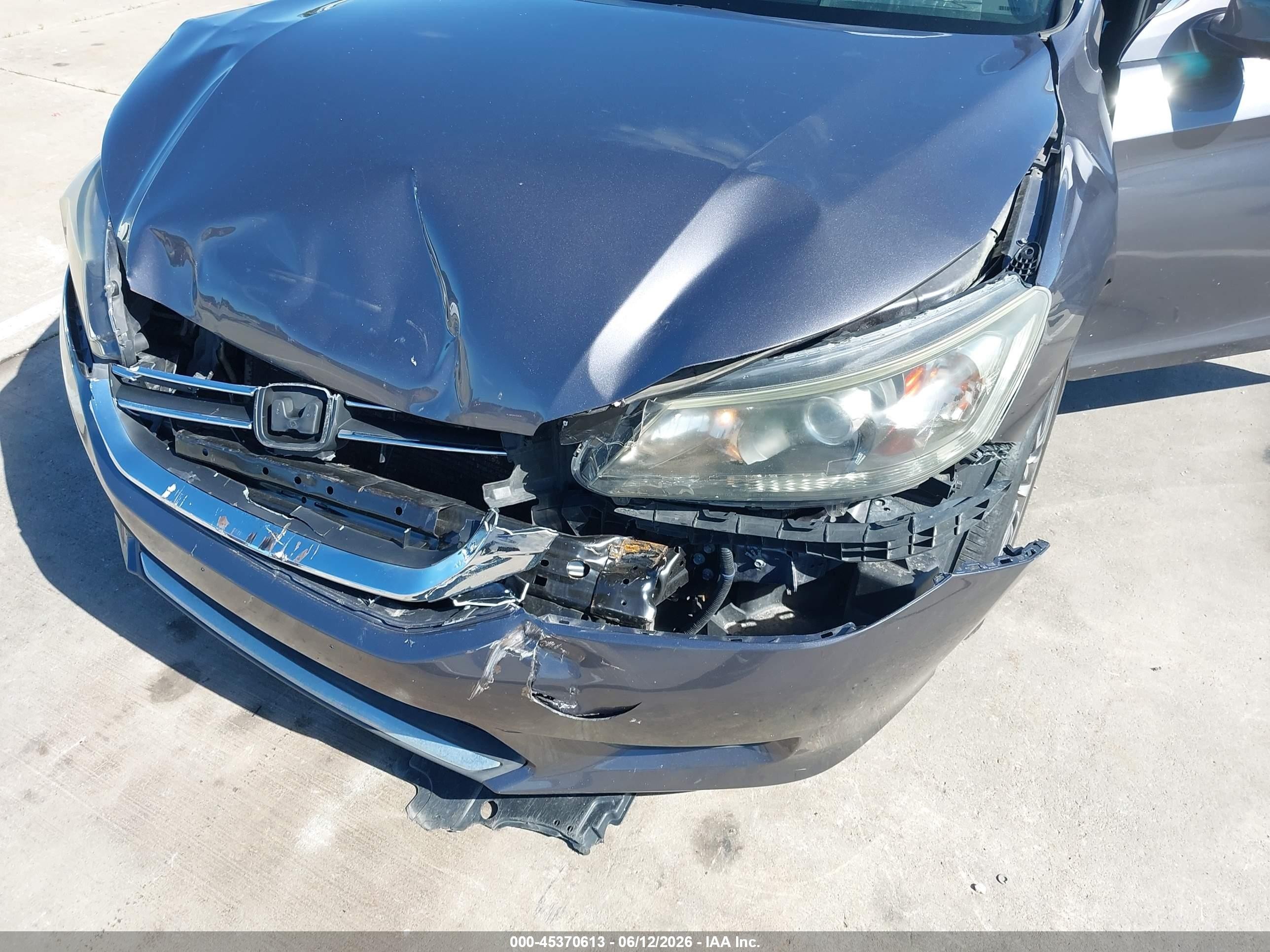 2014 Honda Accord Ex-l Gray vin: 1HGCR2F80EA221869