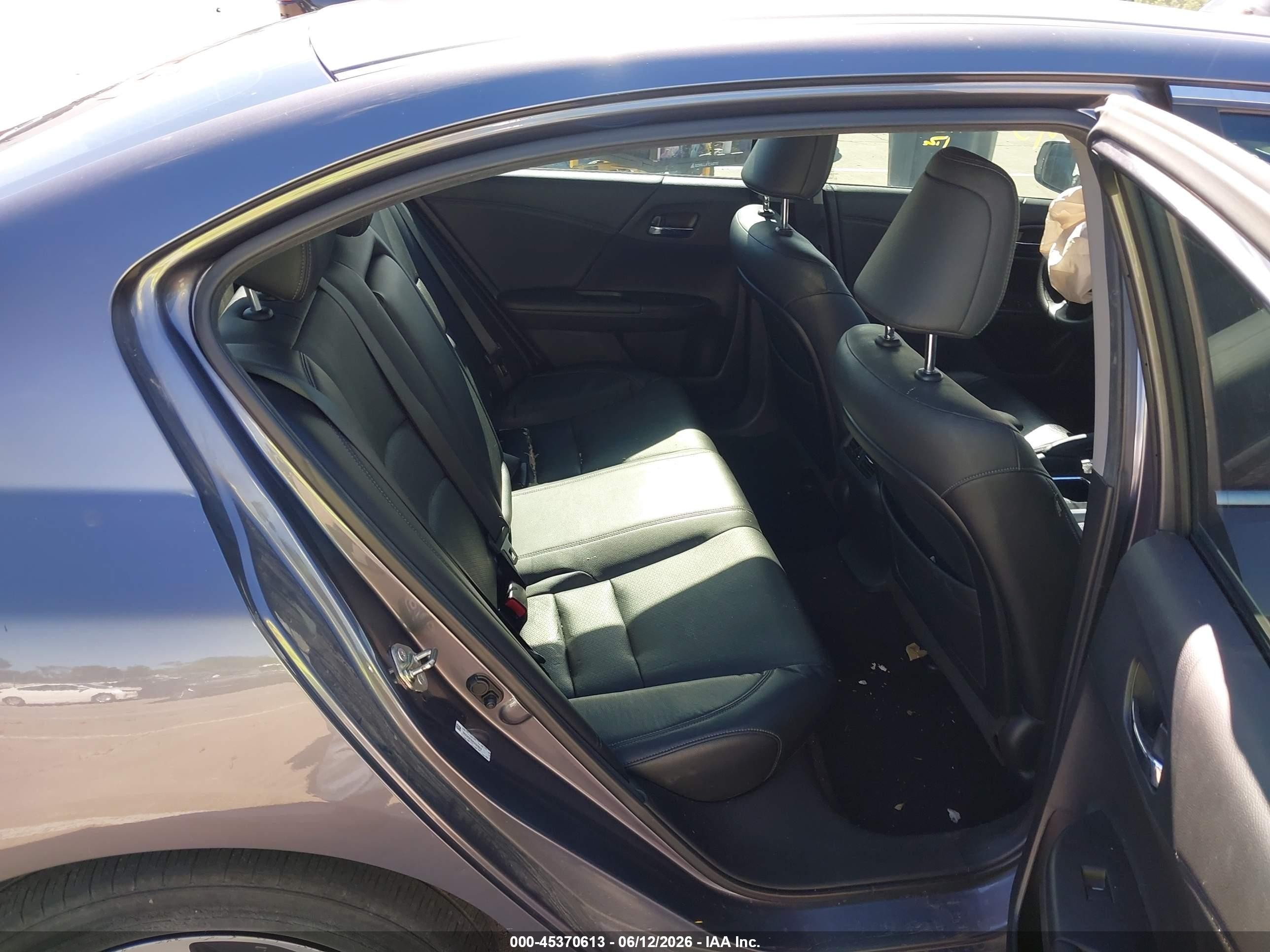 2014 Honda Accord Ex-l Gray vin: 1HGCR2F80EA221869
