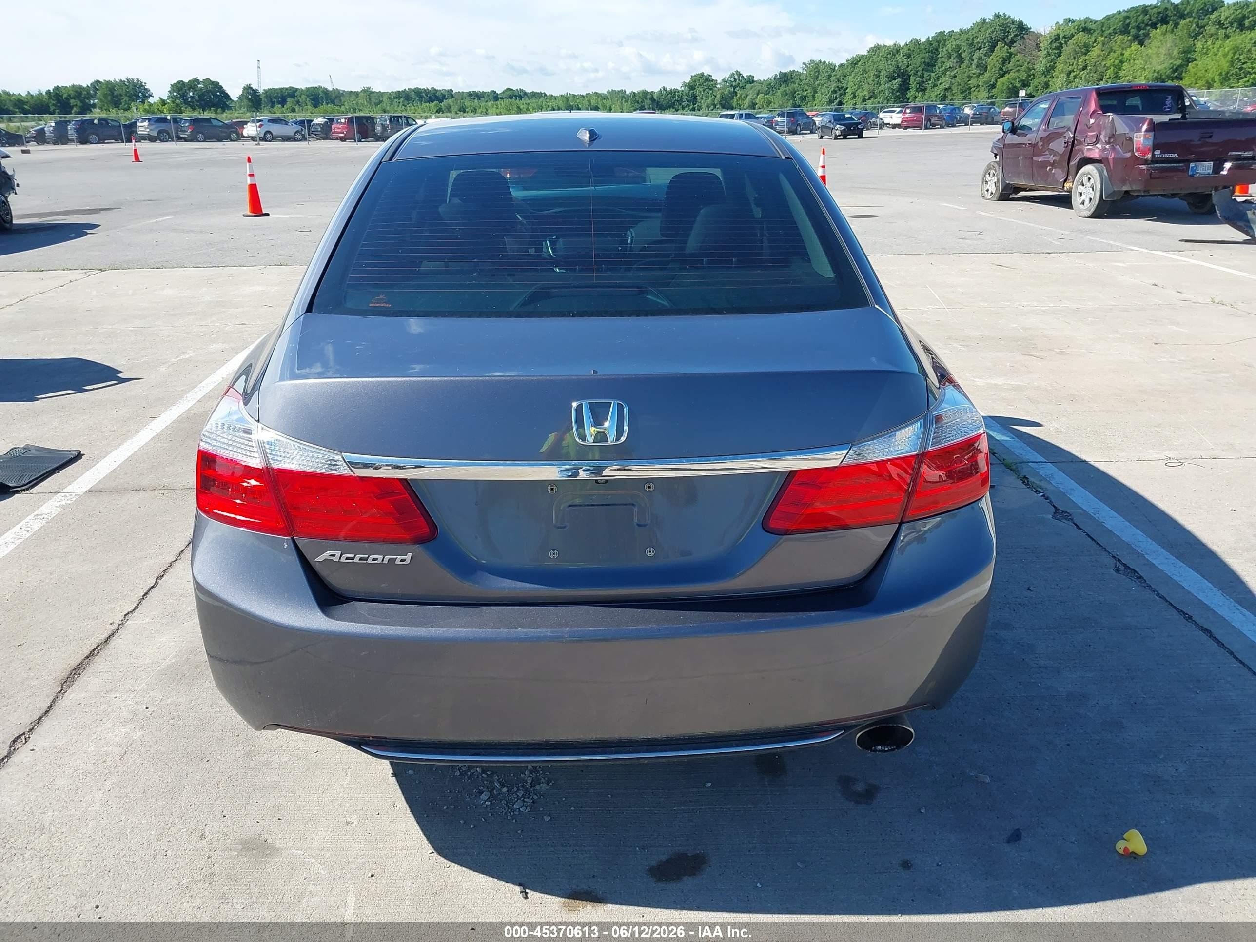 2014 Honda Accord Ex-l Gray vin: 1HGCR2F80EA221869
