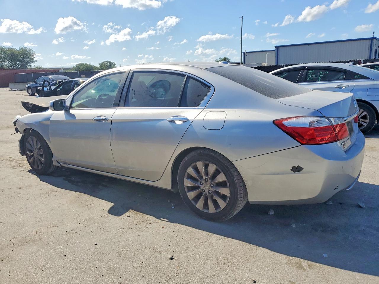 2014 Honda Accord Exl Silver vin: 1HGCR2F80EA244505