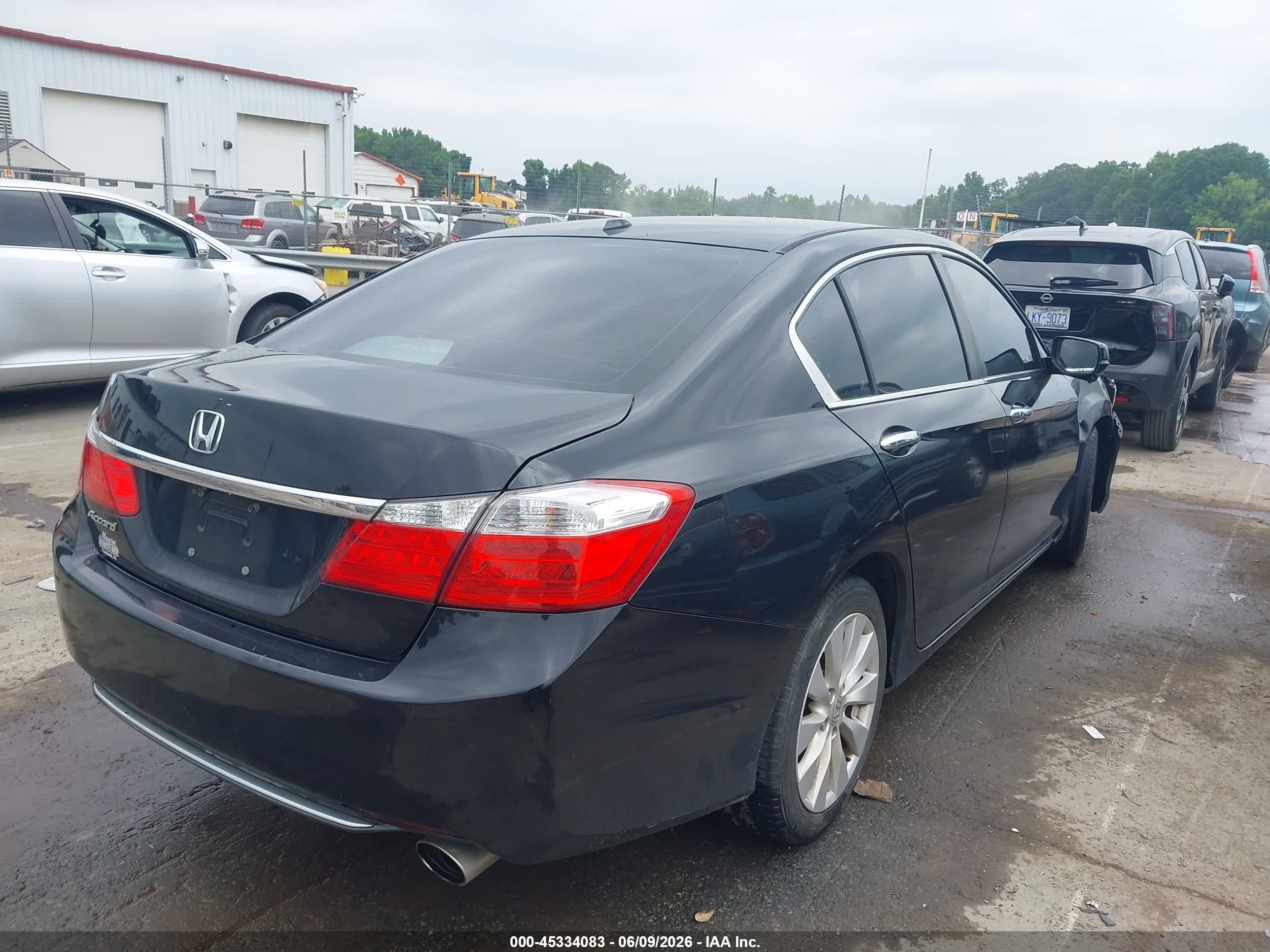 2014 Honda Accord Ex-l Black vin: 1HGCR2F80EA263491