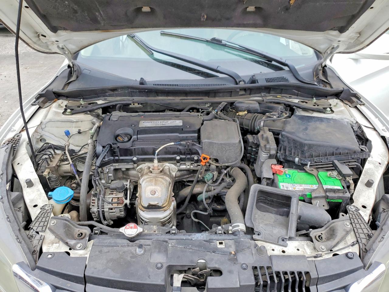 2015 Honda Accord Exl White vin: 1HGCR2F80FA007921