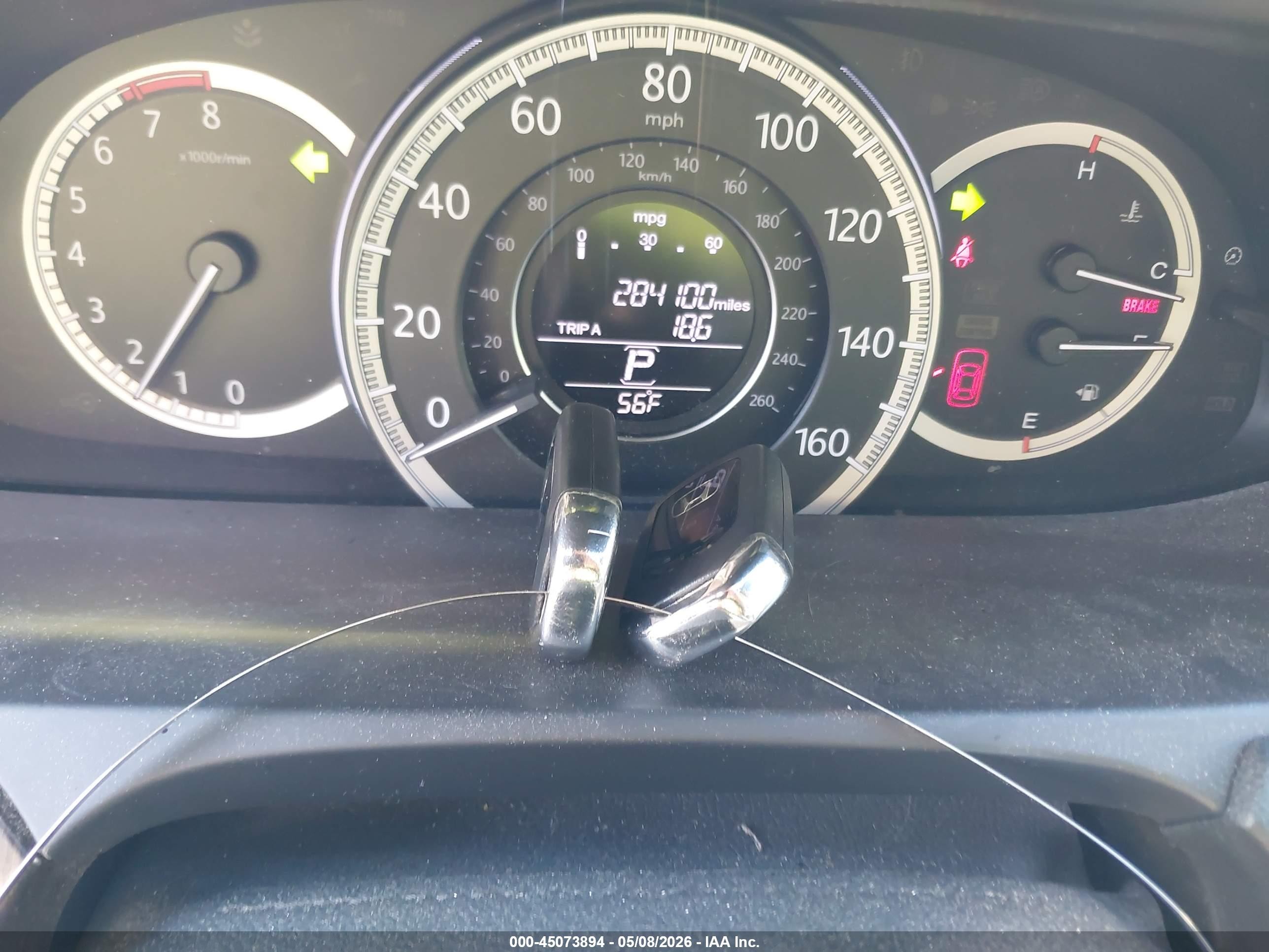 2015 Honda Accord Ex-l Черный vin: 1HGCR2F80FA010818