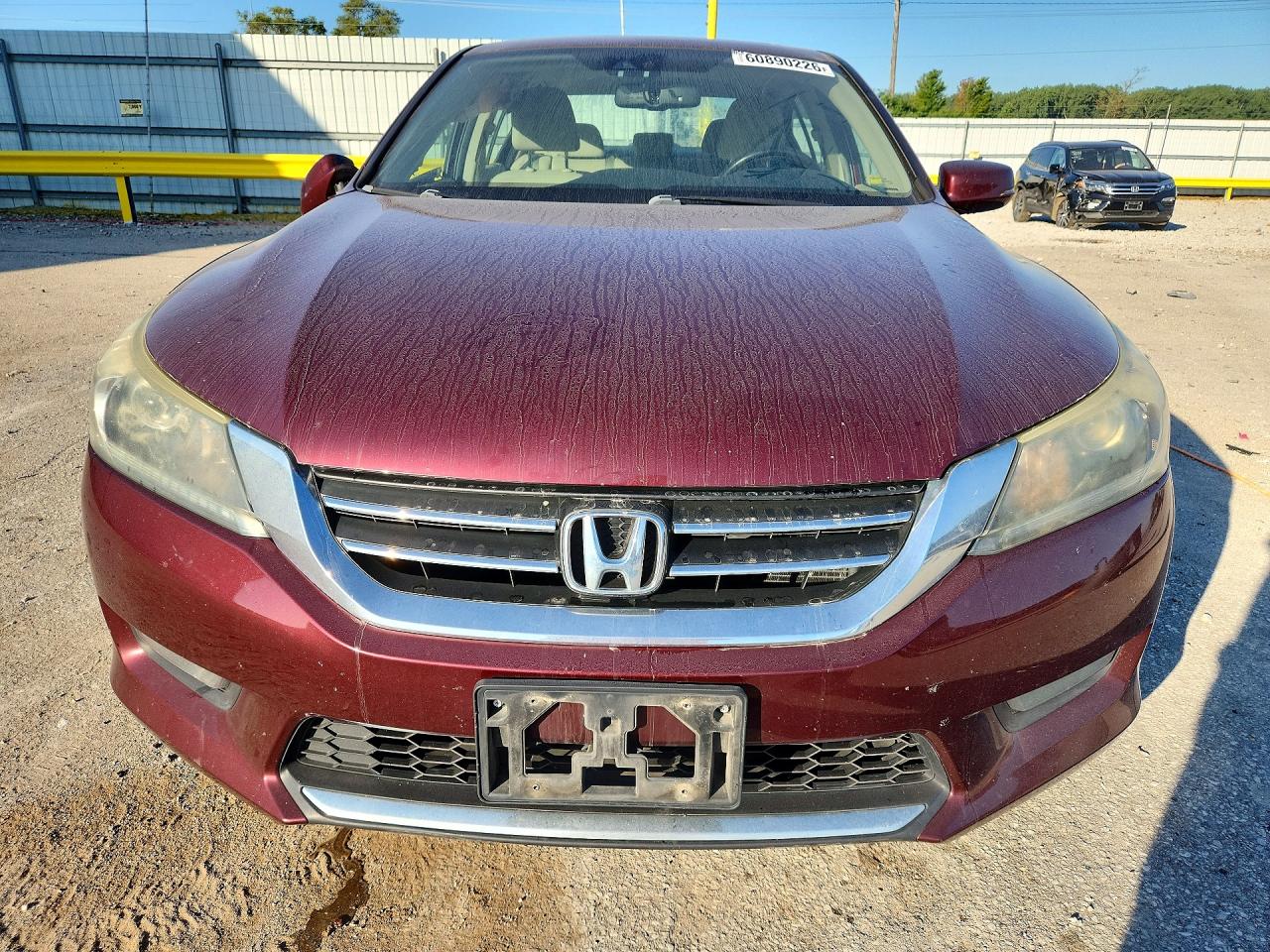 2015 Honda Accord Exl Burgundy vin: 1HGCR2F80FA016554