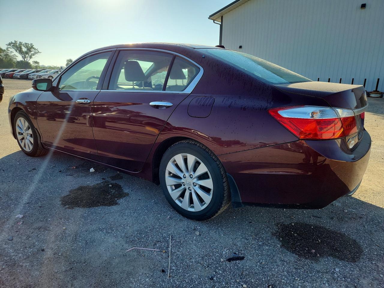 2015 Honda Accord Exl Burgundy vin: 1HGCR2F80FA016554