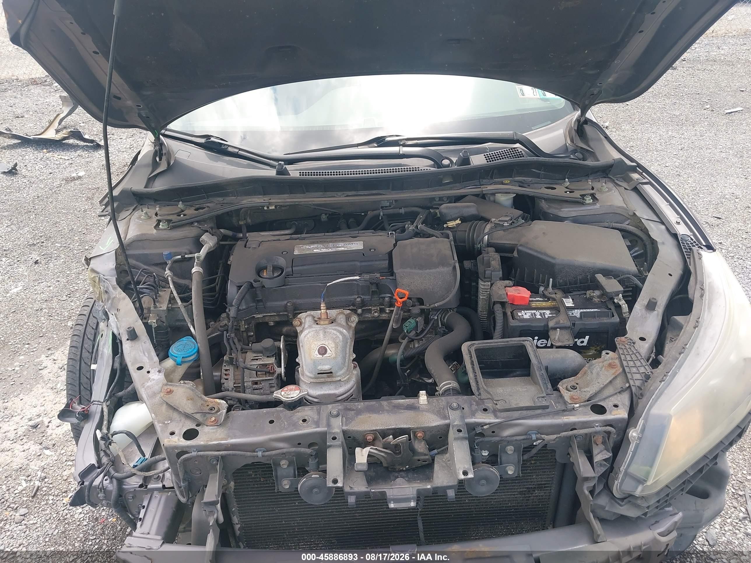 2015 Honda Accord Ex-l Gray vin: 1HGCR2F80FA017476