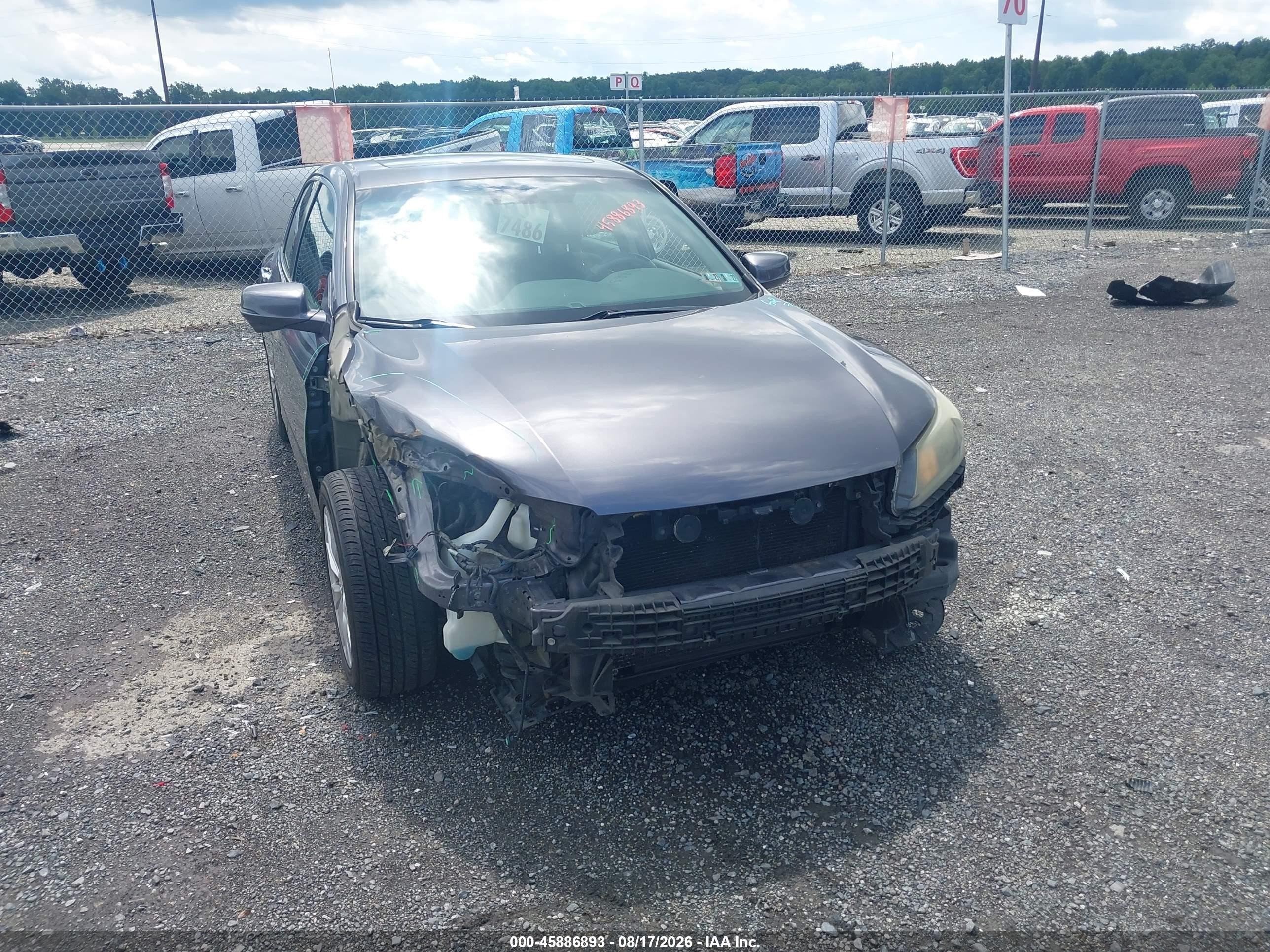 2015 Honda Accord Ex-l Gray vin: 1HGCR2F80FA017476