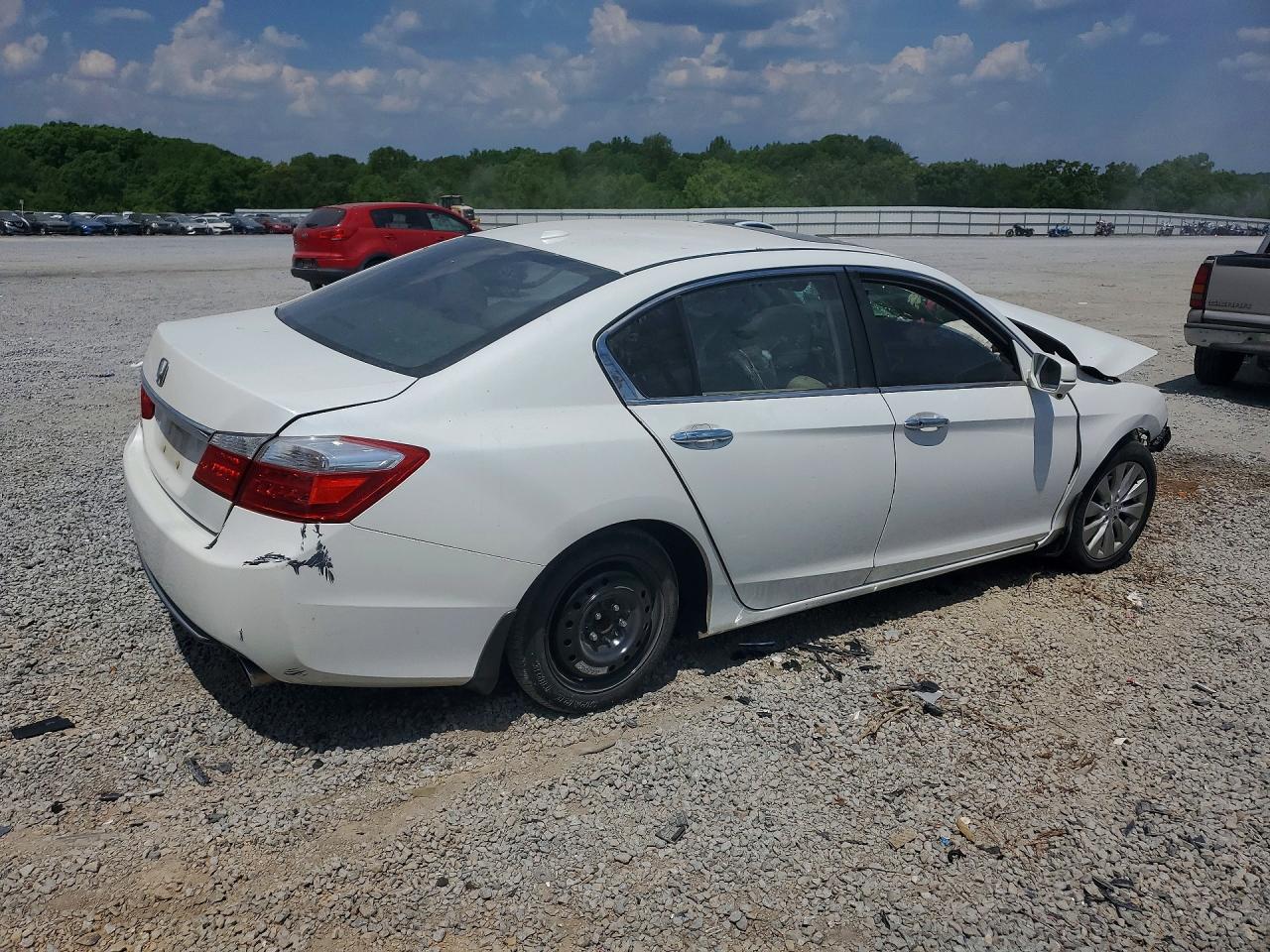 2015 Honda Accord Exl Белый vin: 1HGCR2F80FA020832