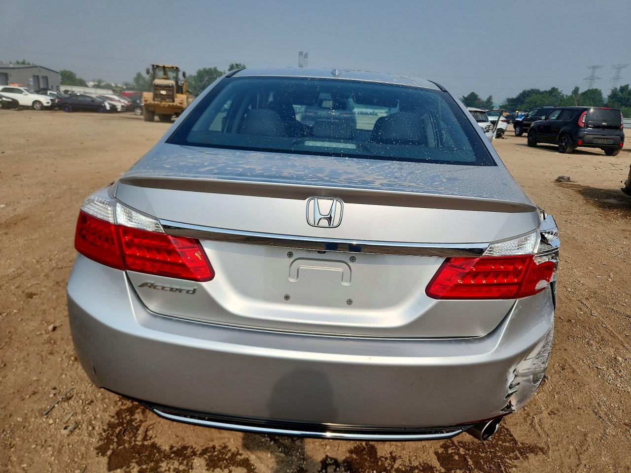 2015 Honda Accord Exl Silver vin: 1HGCR2F80FA023066