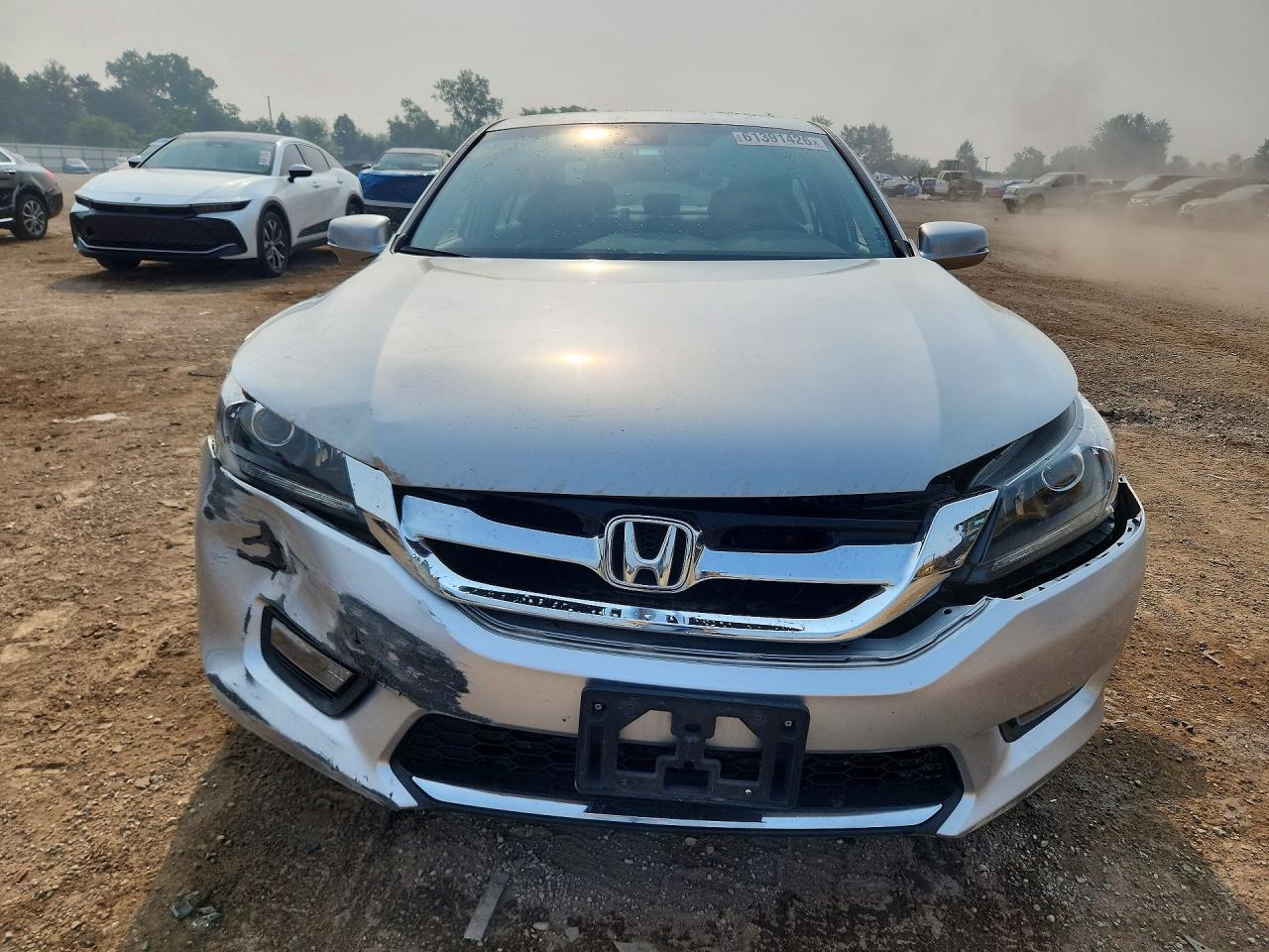 2015 Honda Accord Exl Silver vin: 1HGCR2F80FA023066
