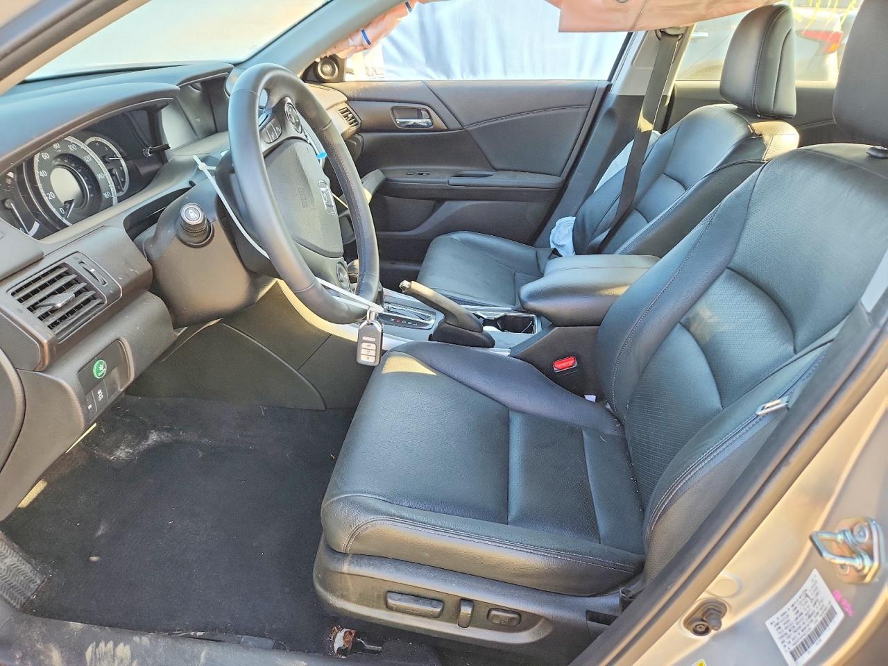 2015 Honda Accord Exl Silver vin: 1HGCR2F80FA023066