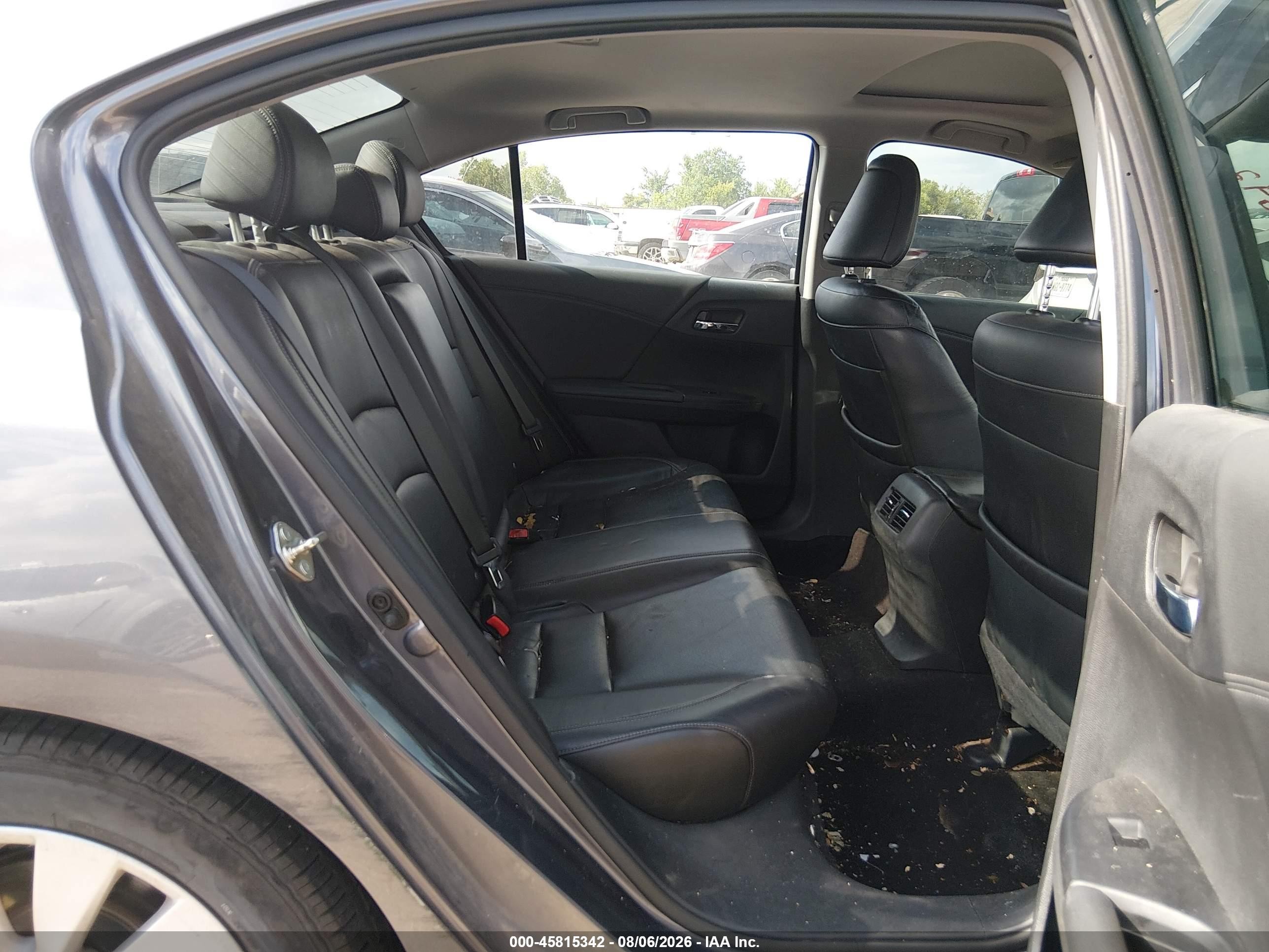2015 Honda Accord Ex-l Серый vin: 1HGCR2F80FA073496