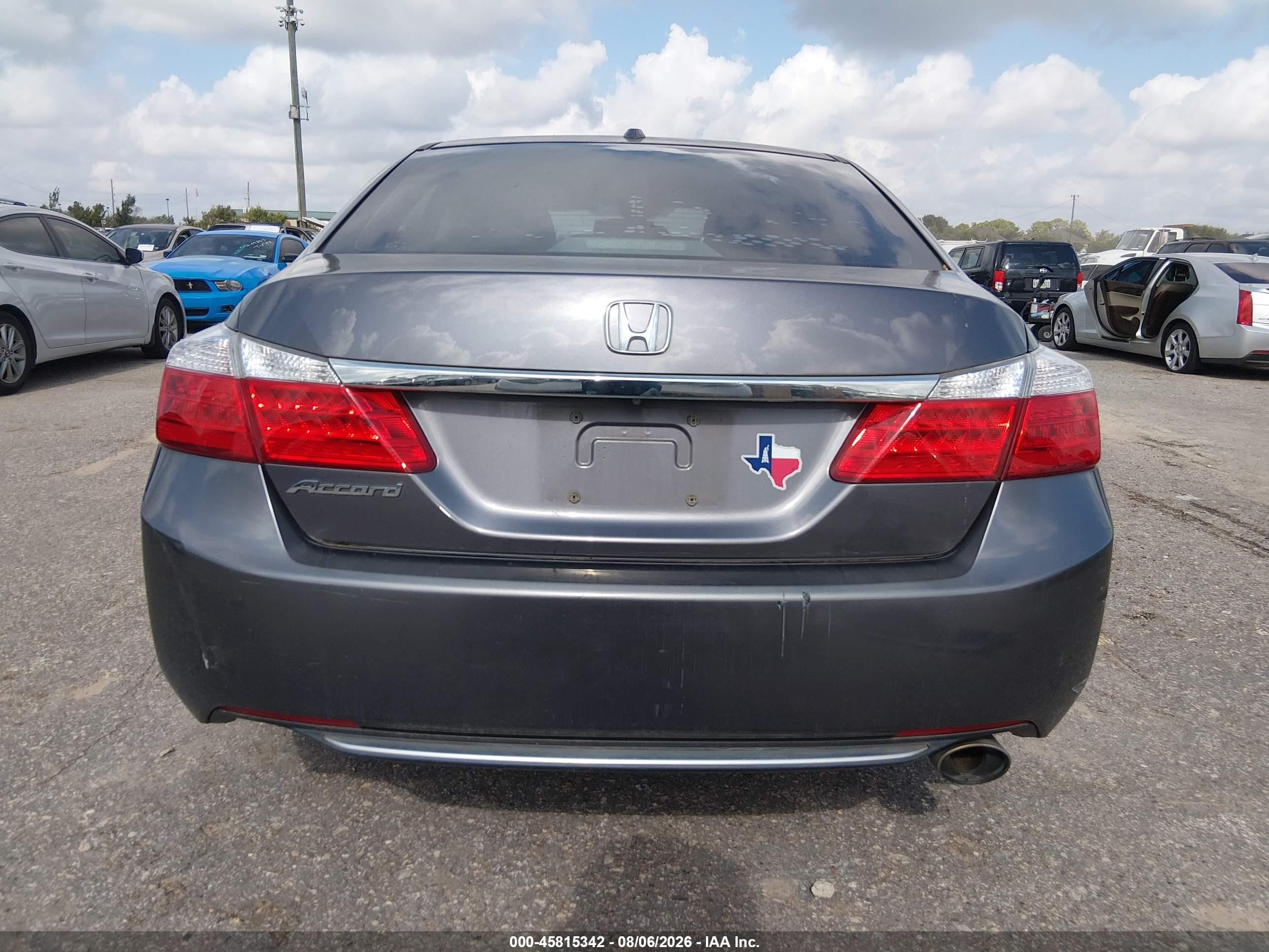 2015 Honda Accord Ex-l Серый vin: 1HGCR2F80FA073496