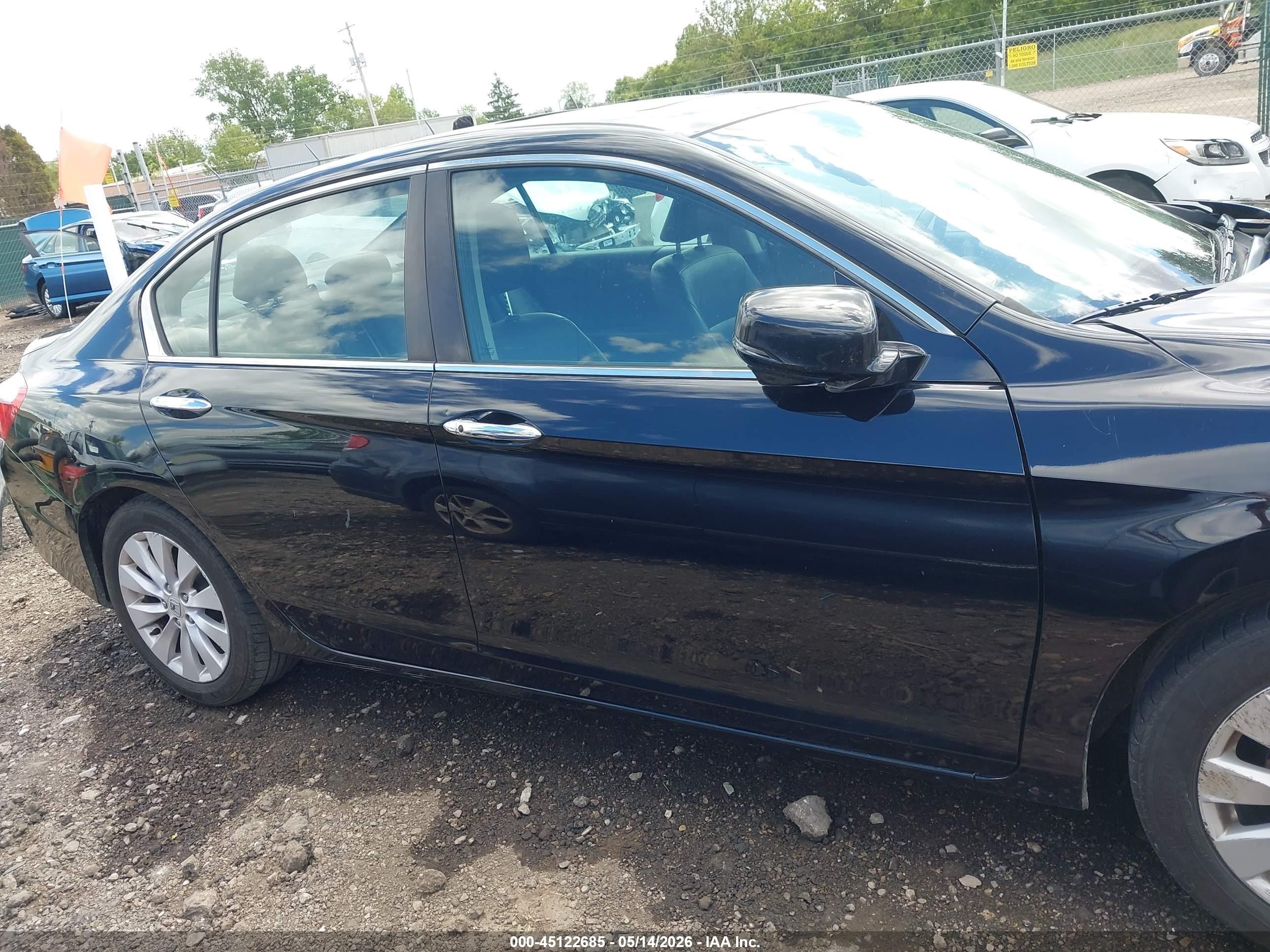 2015 Honda Accord Ex-l Черный vin: 1HGCR2F80FA087298