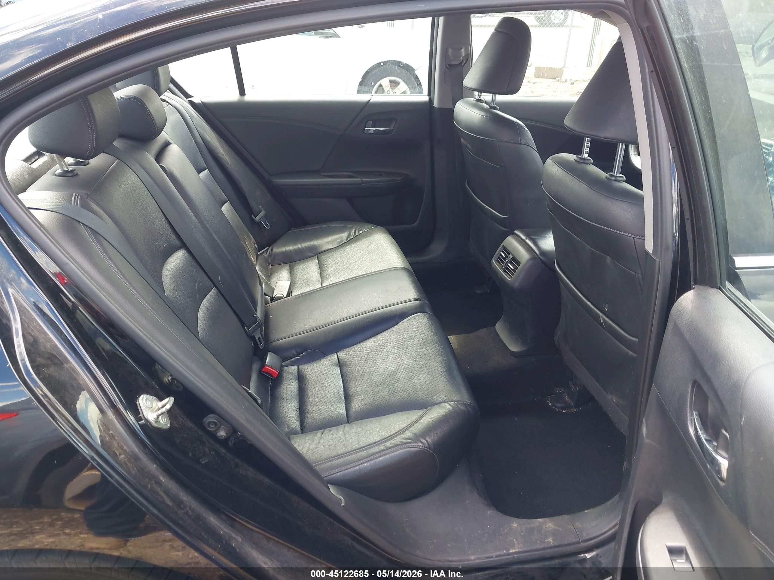 2015 Honda Accord Ex-l Черный vin: 1HGCR2F80FA087298