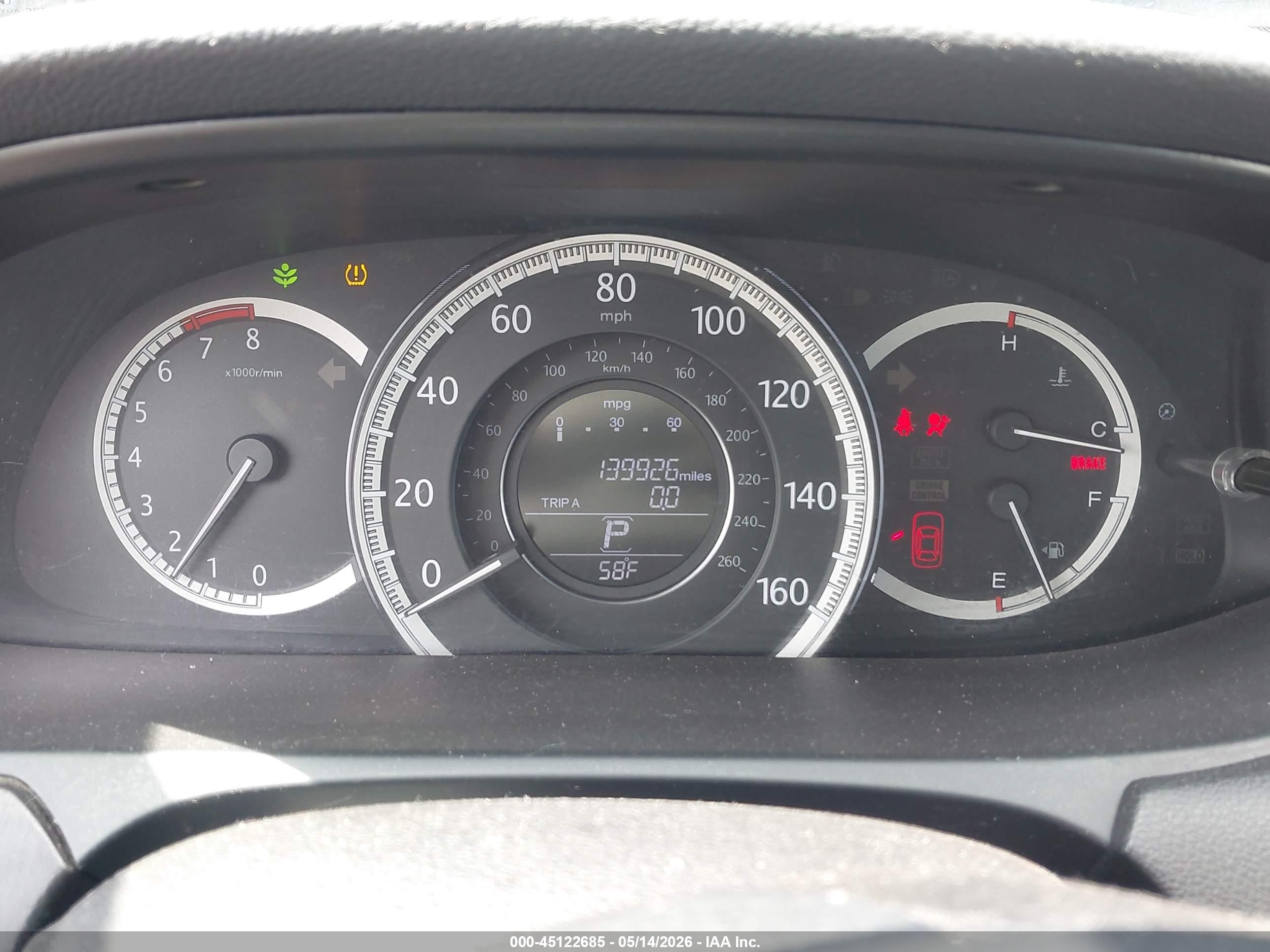 2015 Honda Accord Ex-l Черный vin: 1HGCR2F80FA087298