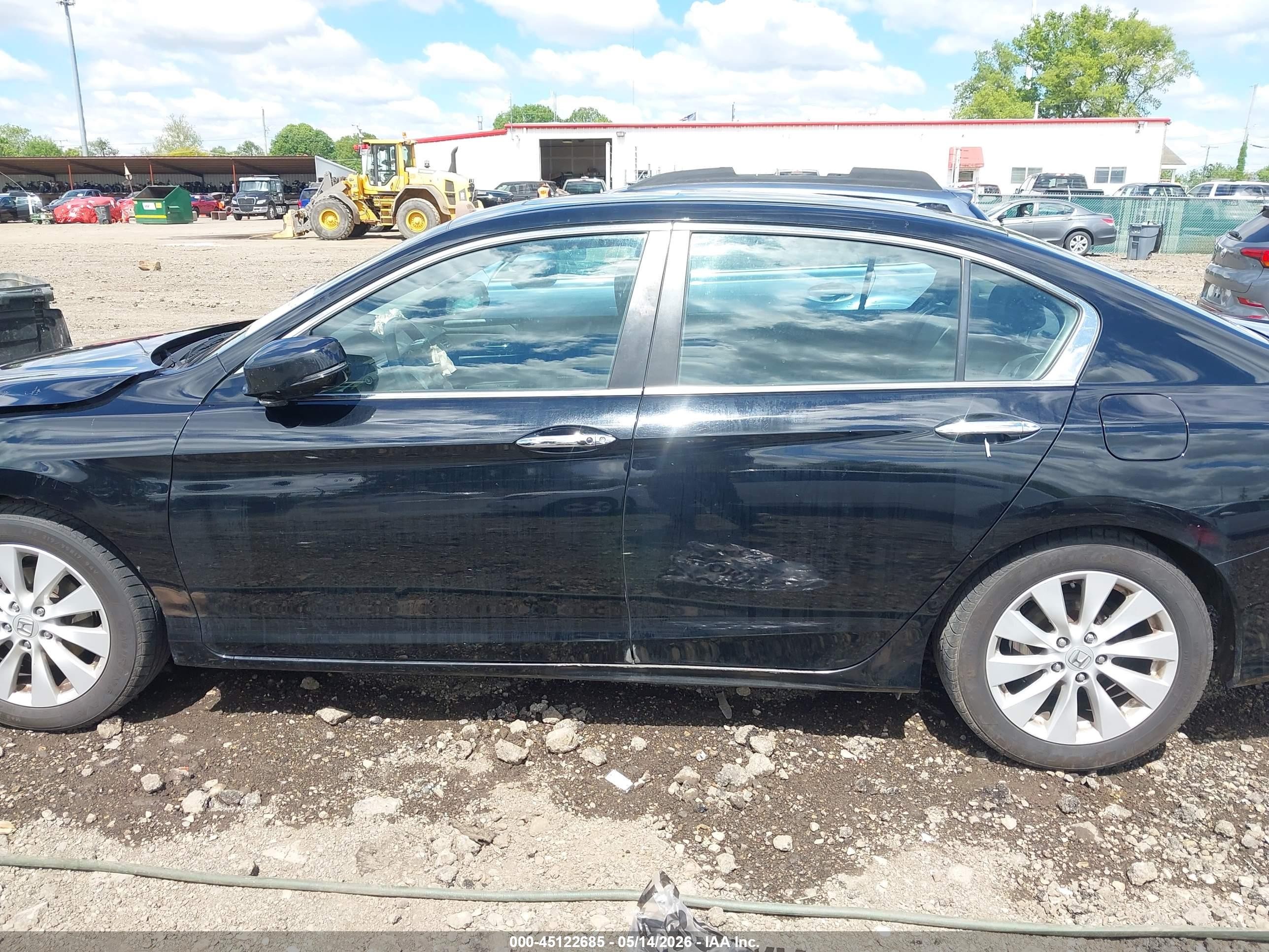 2015 Honda Accord Ex-l Черный vin: 1HGCR2F80FA087298