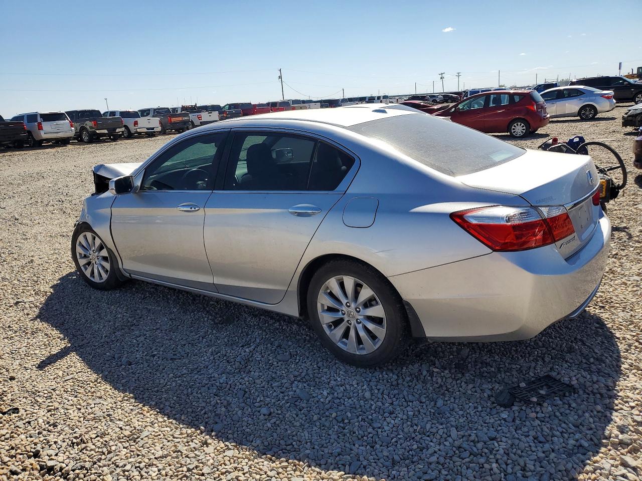 2015 Honda Accord Exl Silver vin: 1HGCR2F80FA098088