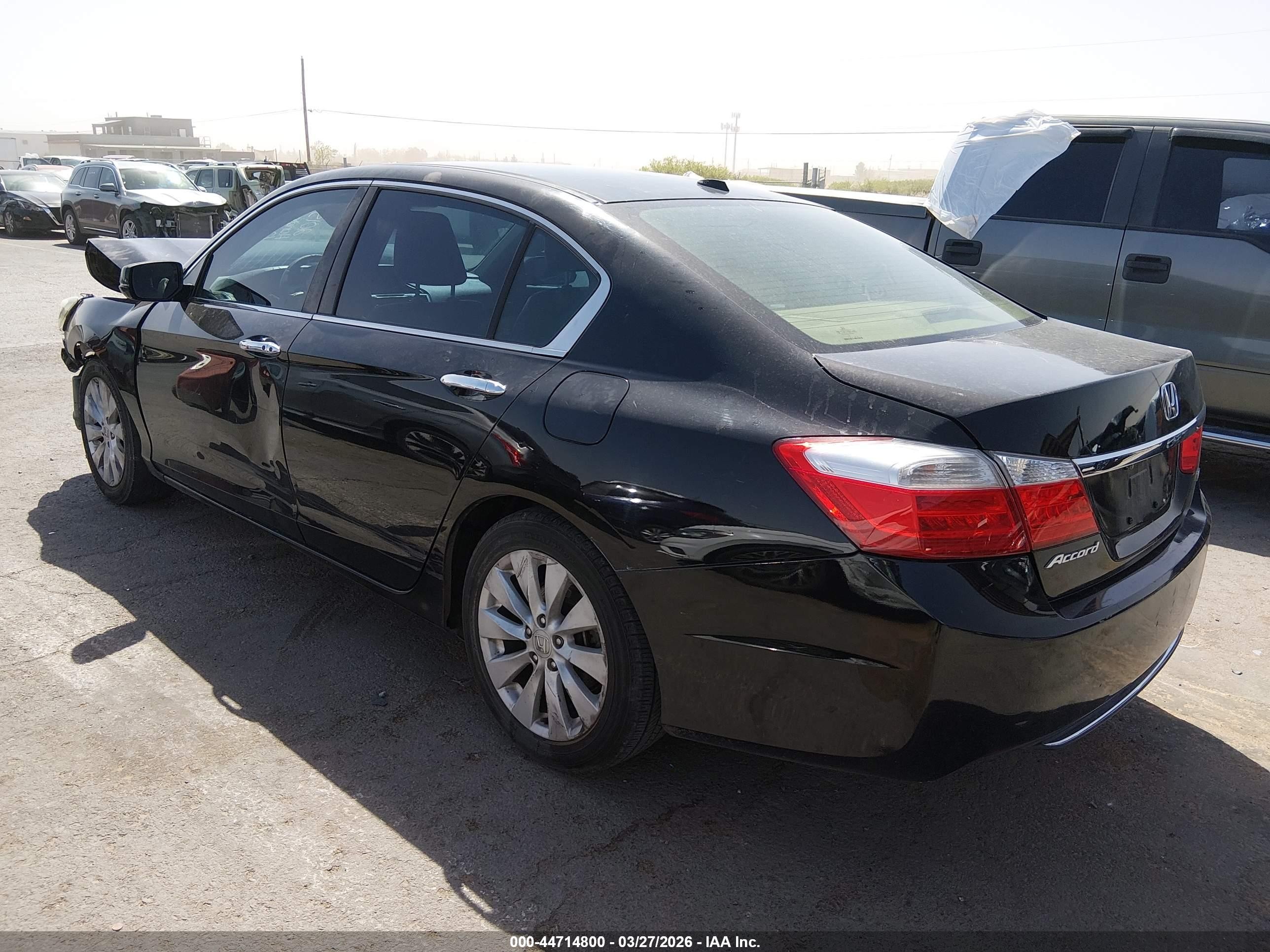 2015 Honda Accord Ex-l Black vin: 1HGCR2F80FA121479